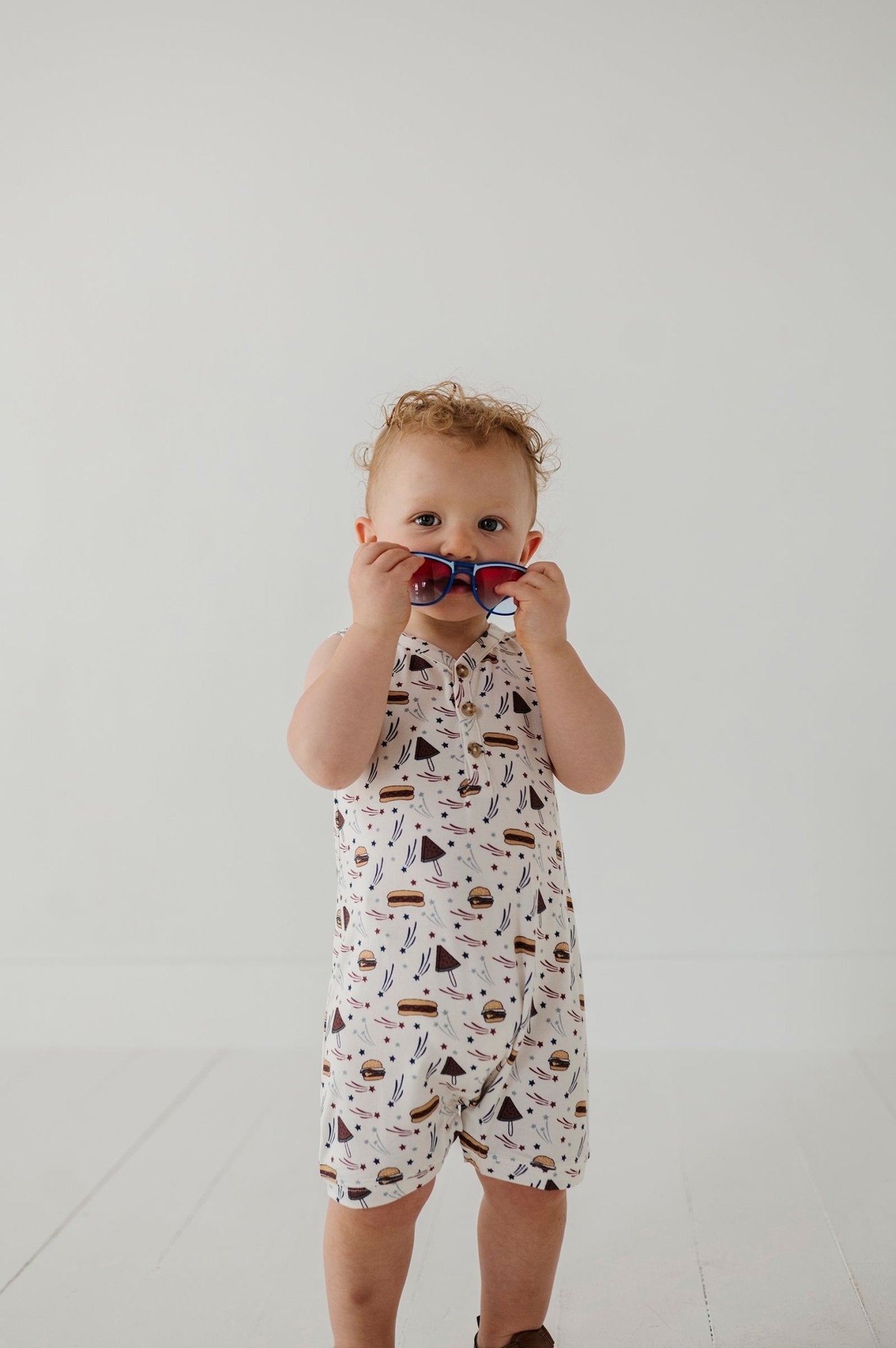 Baby Boy Sleeveless Romper