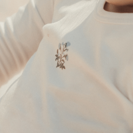 The Printed Bonnet - Zara Embroider Blue