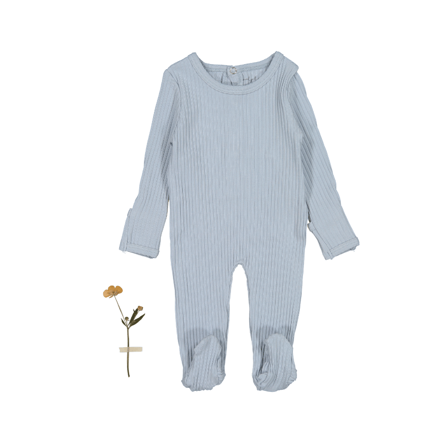 The Romper - Blue Back Snap Romper Lovely Littles