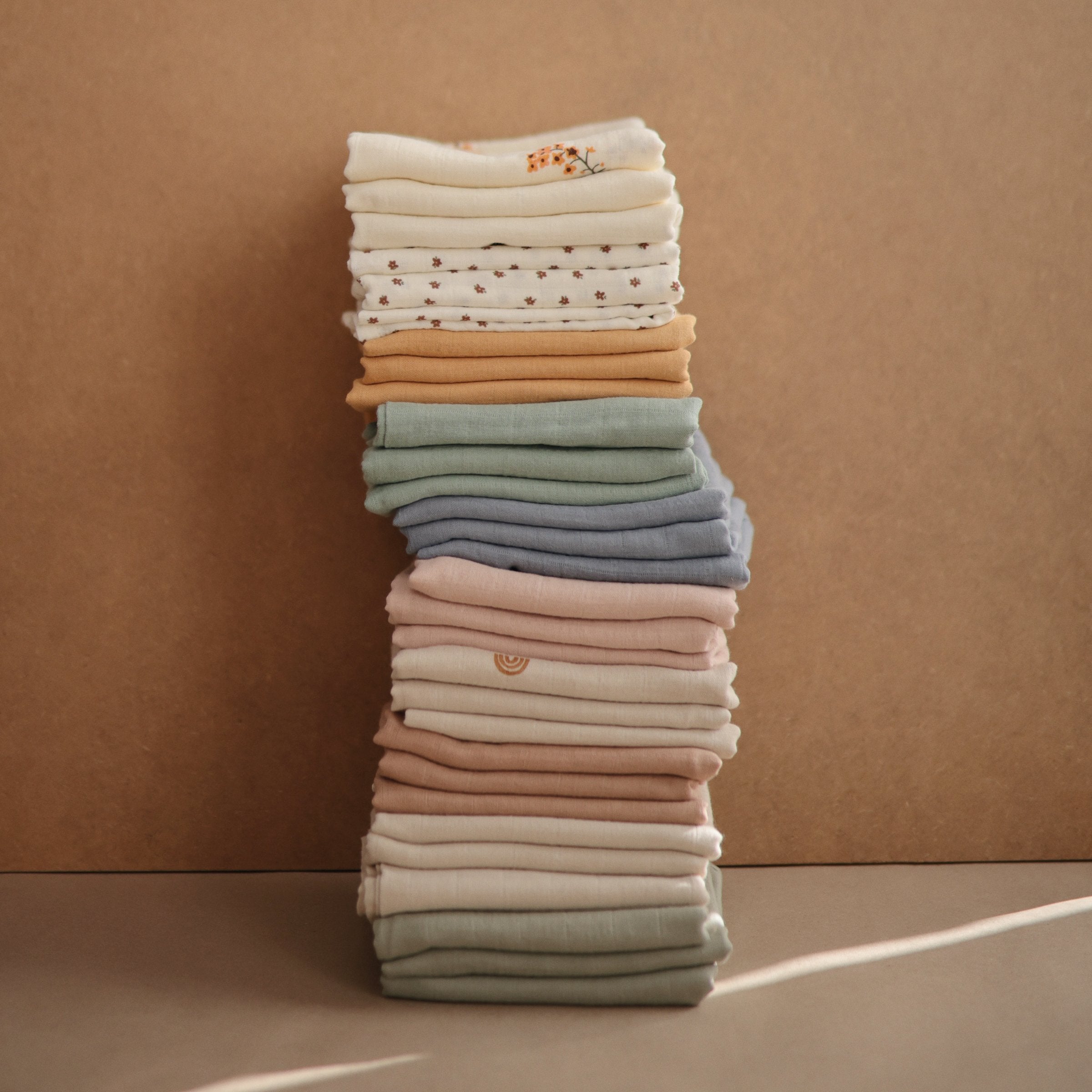 Organic Cotton Muslin Cloths 3-Pack Muslin Cloth 3-Pack Mushie
