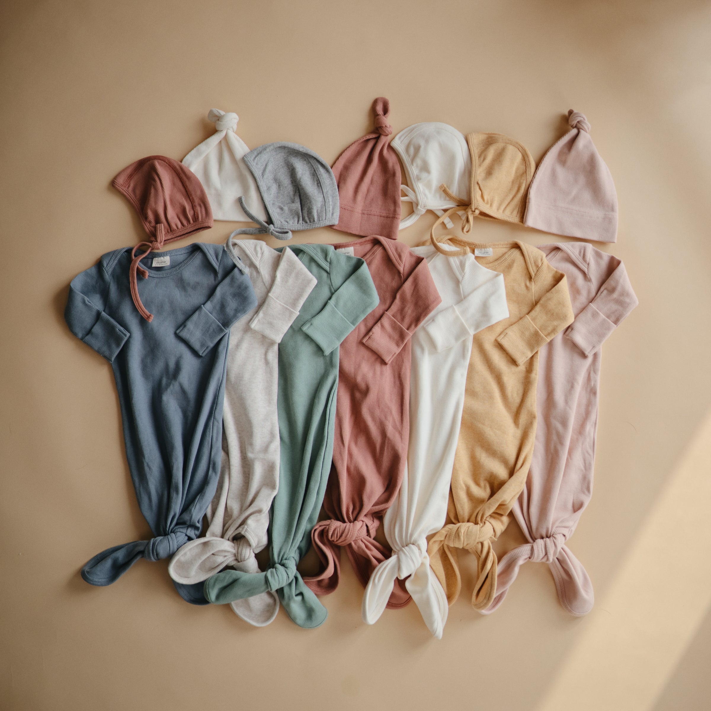 Ribbed Baby Bonnet Baby Clothes Mushie