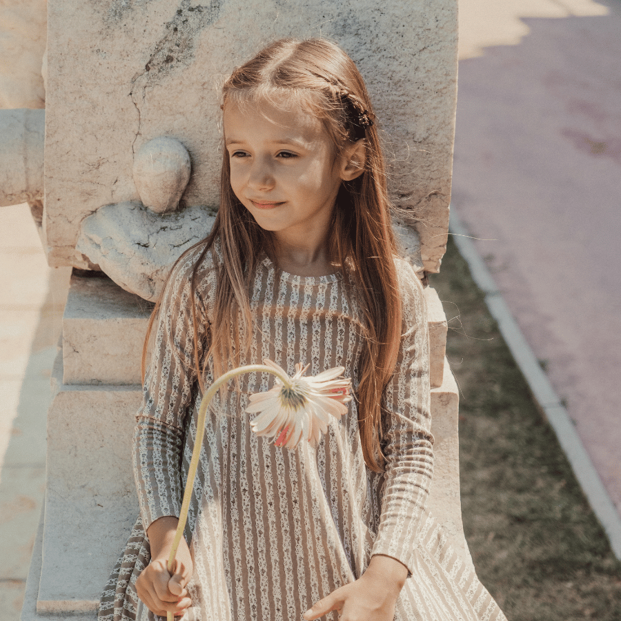 The Printed Long Sleeve Dress - Jasper