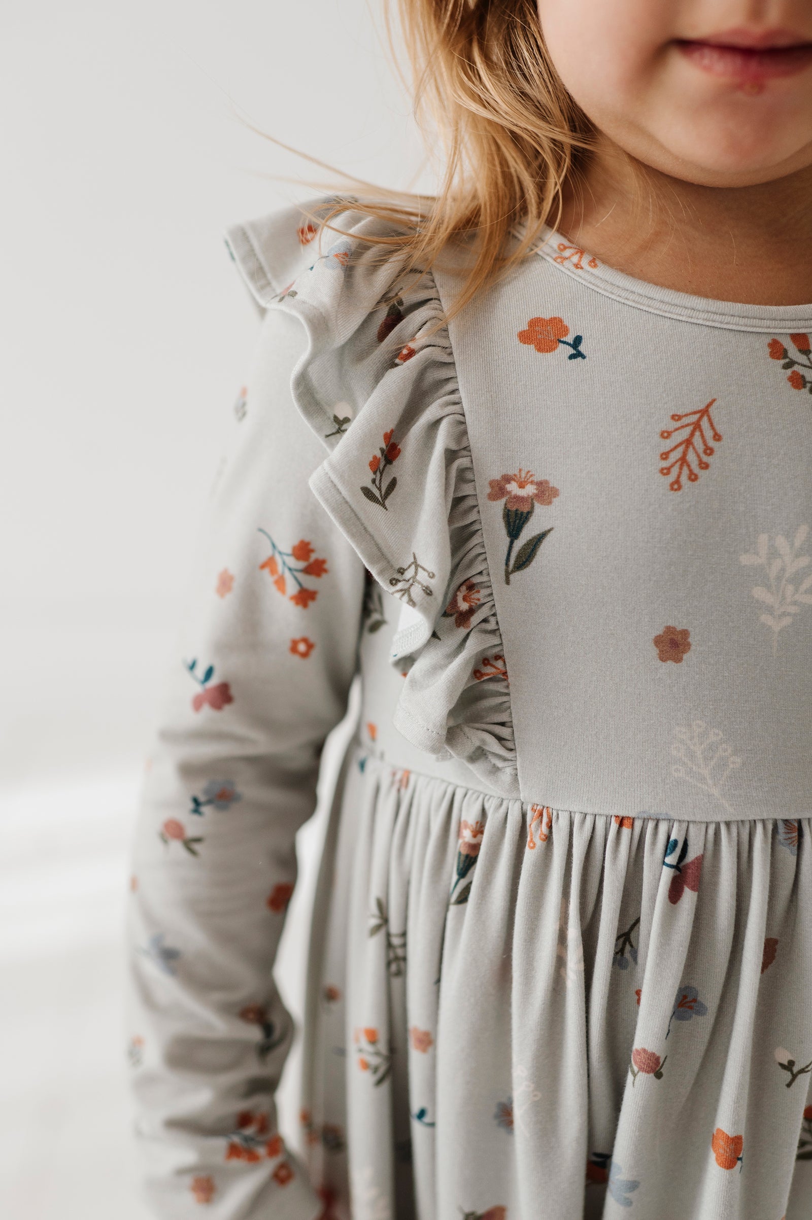 Long Sleeve Ruffle Dress