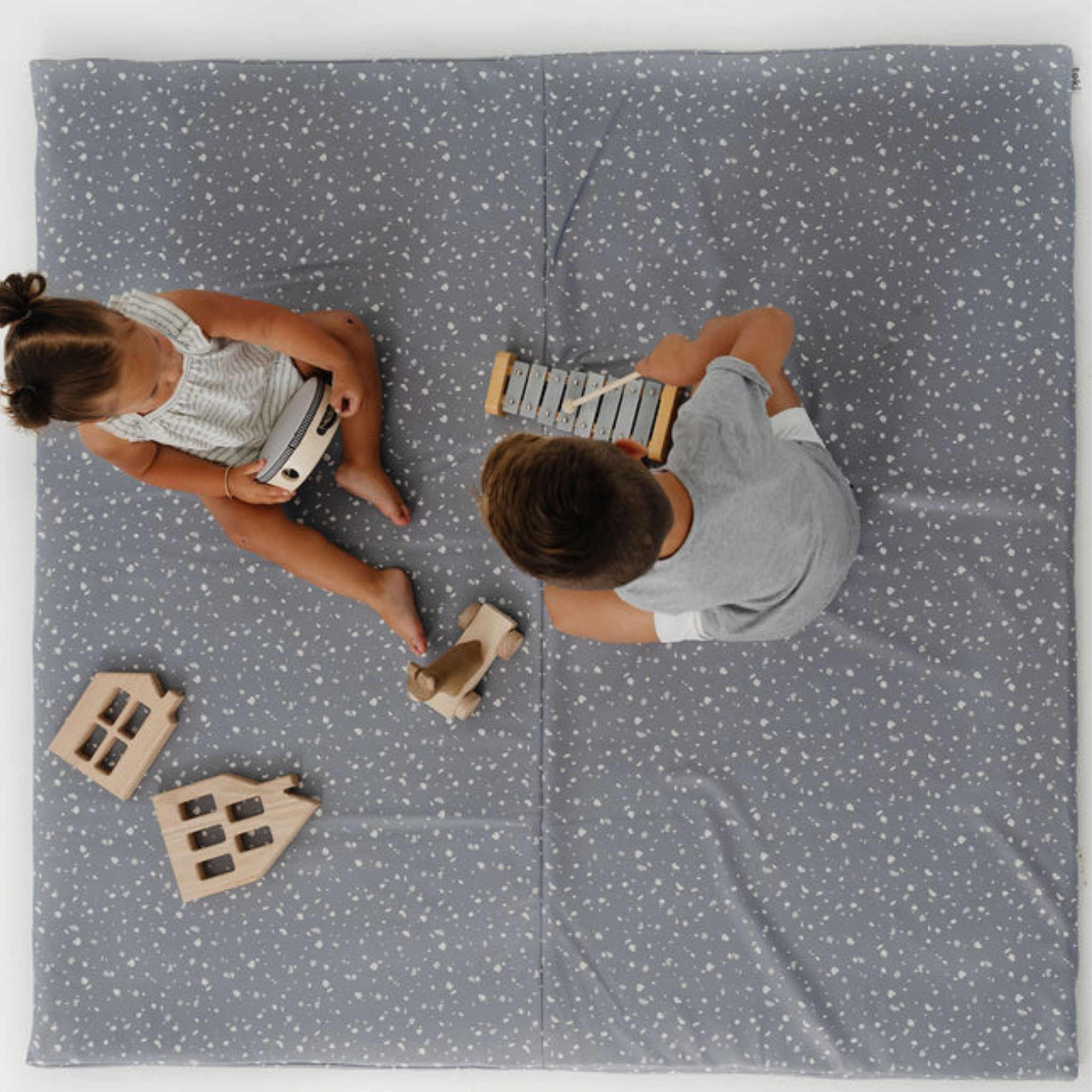 Terrazzo Slate Vegan Leather Mat