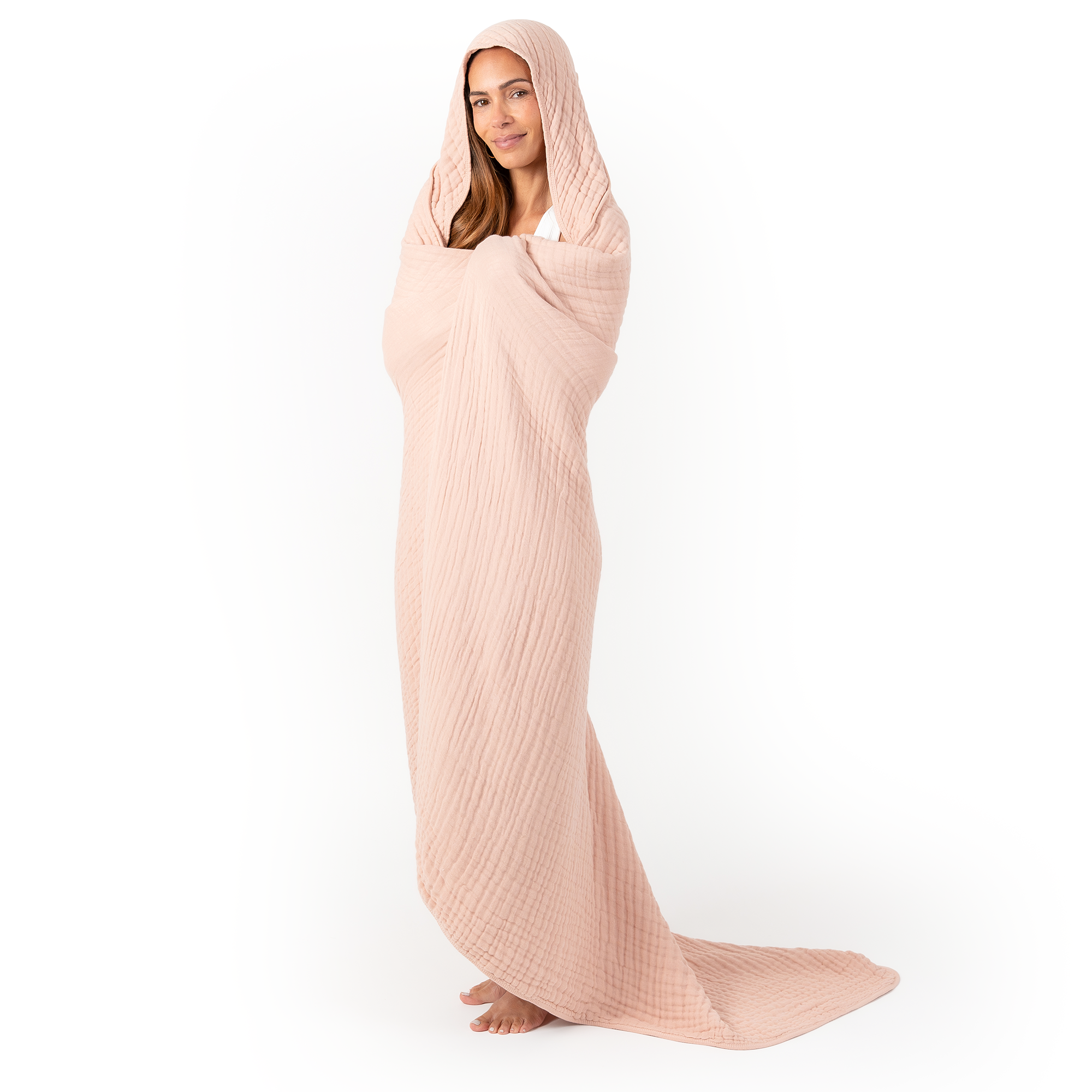 Adult Muslin Hooded Towel