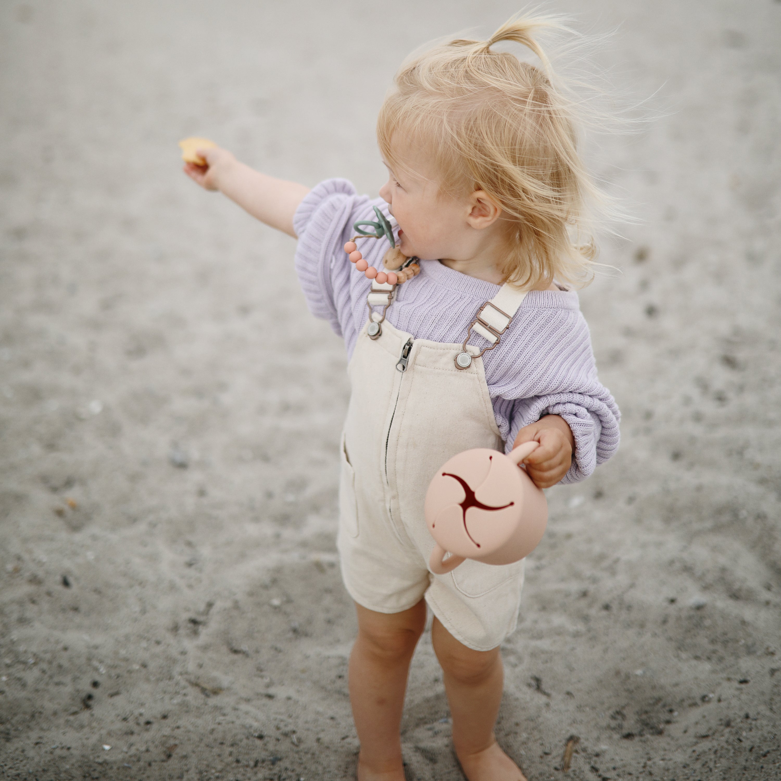 Silicone Pacifier Clip | Eva Pacifier Clip Mushie