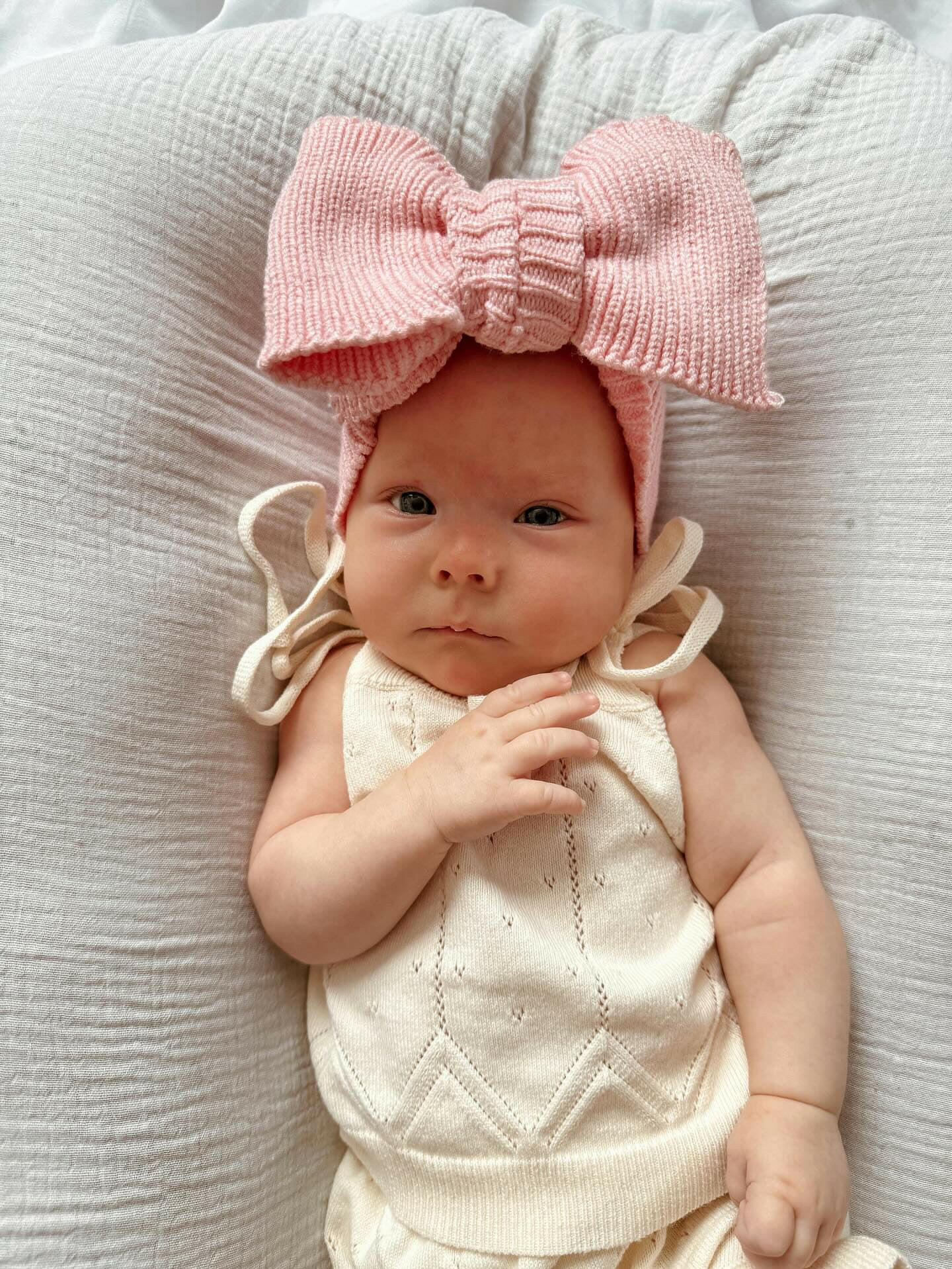 Luna + Luca Rib Headband - Rose Luna + Luca