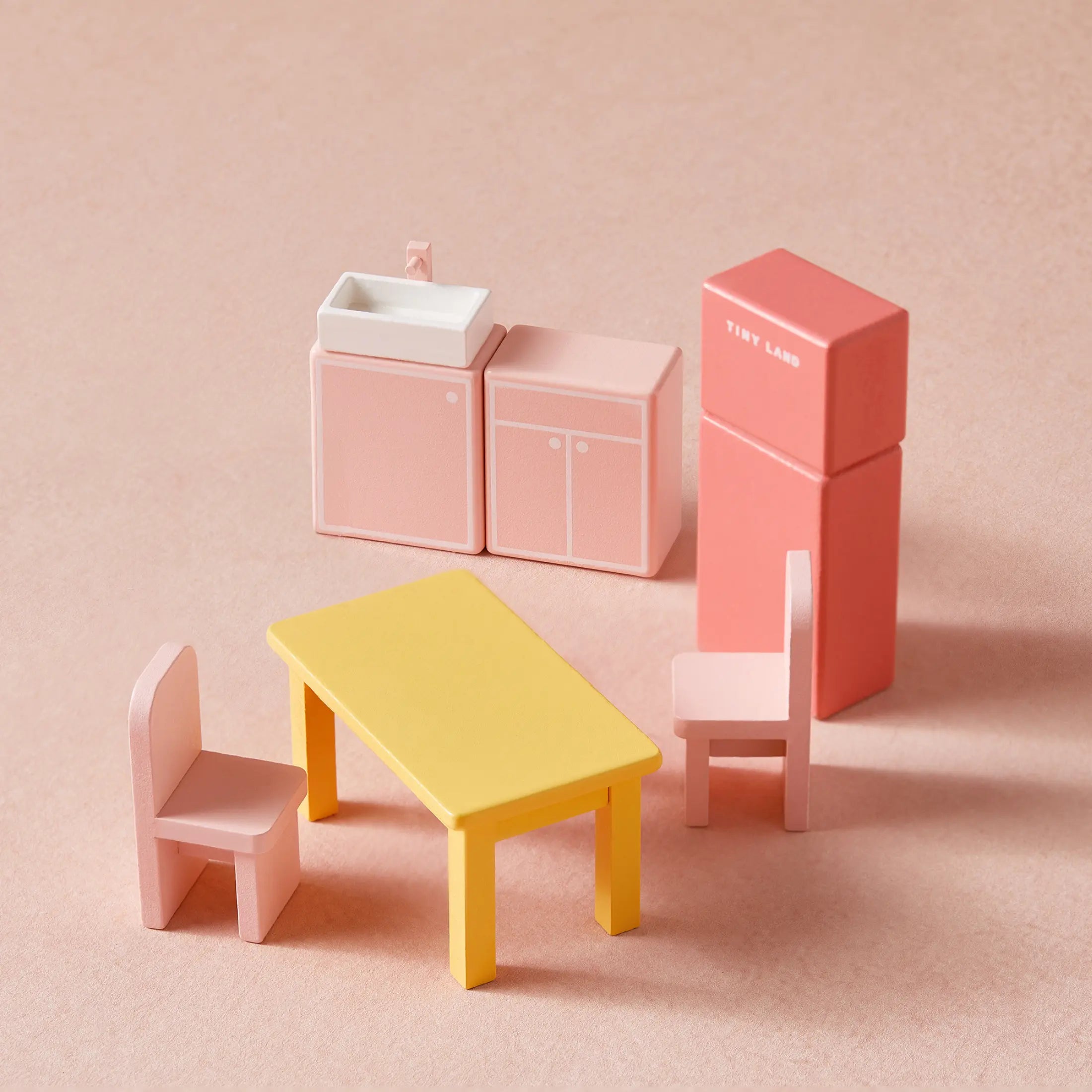 Tiny Land® Love Dollhouse with 30 Furniture Dollhouse Tiny Land