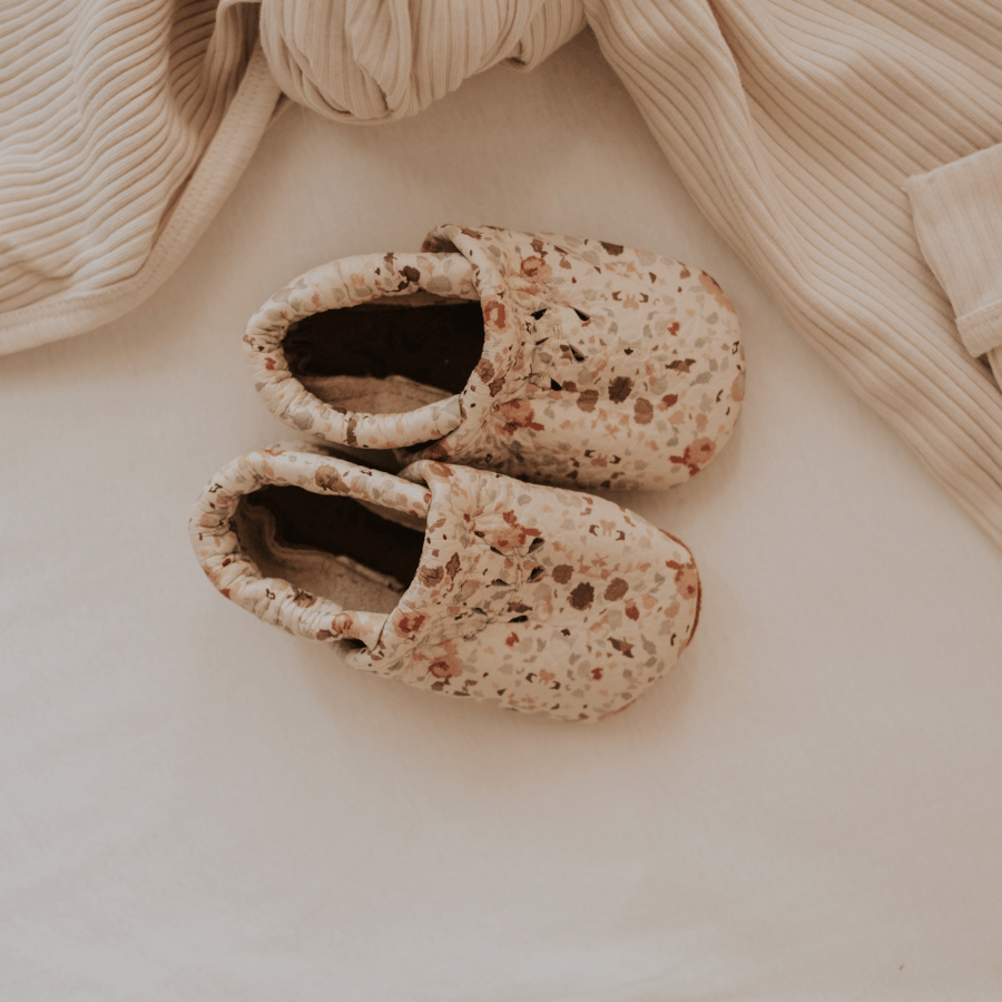 The Leather Mocc - Evelyn Shoes Lovely Littles