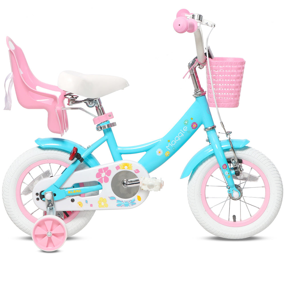 Glerc 14" Kids Bike with Doll Seat For 3 - 5 Years Old - Maggie