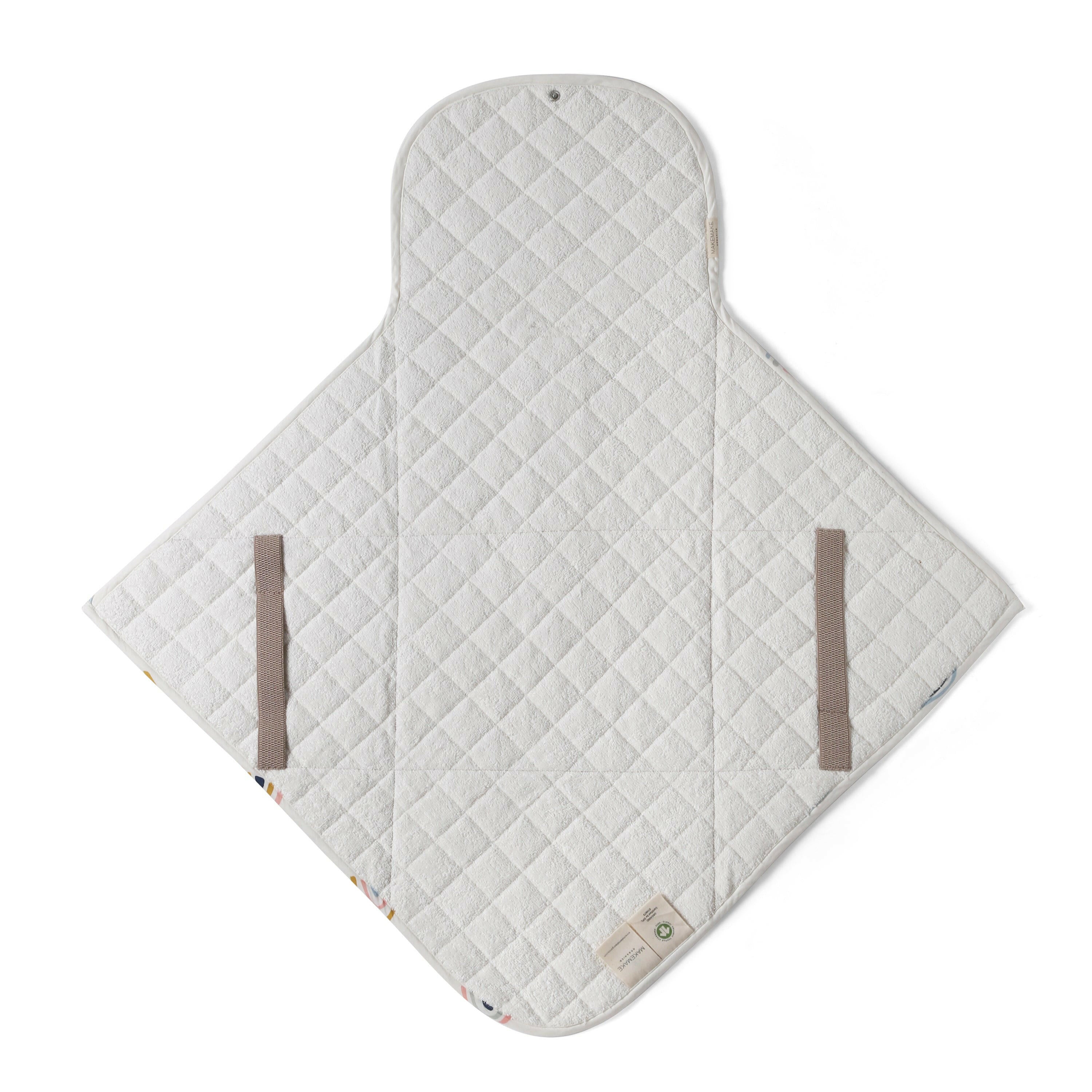 Organic Portable Changing Mat - Rainbow Portable Changing Mat Makemake Organics
