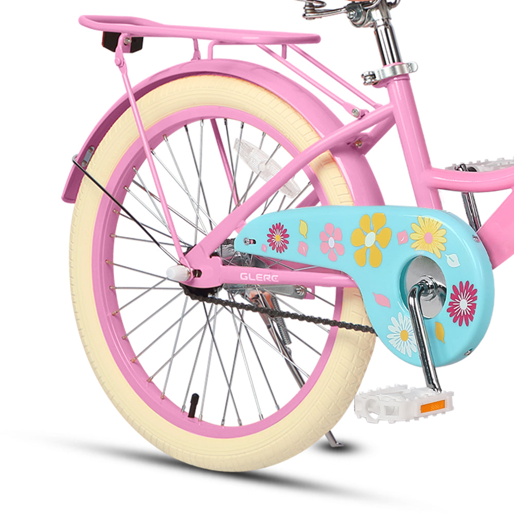 Glerc 20" Kids Bike with with Doll Basket For 7 - 13 Years Old - Maggie