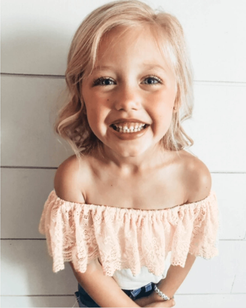 Kenzie Lace Flutter Sleeve Leotard - Vanilla Cream