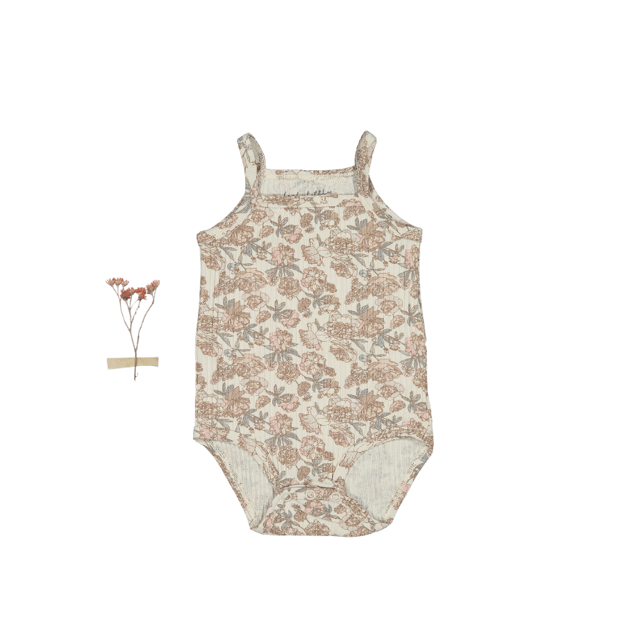 The Printed Tank Onesie - Delilah Tank Onesie Lovely Littles