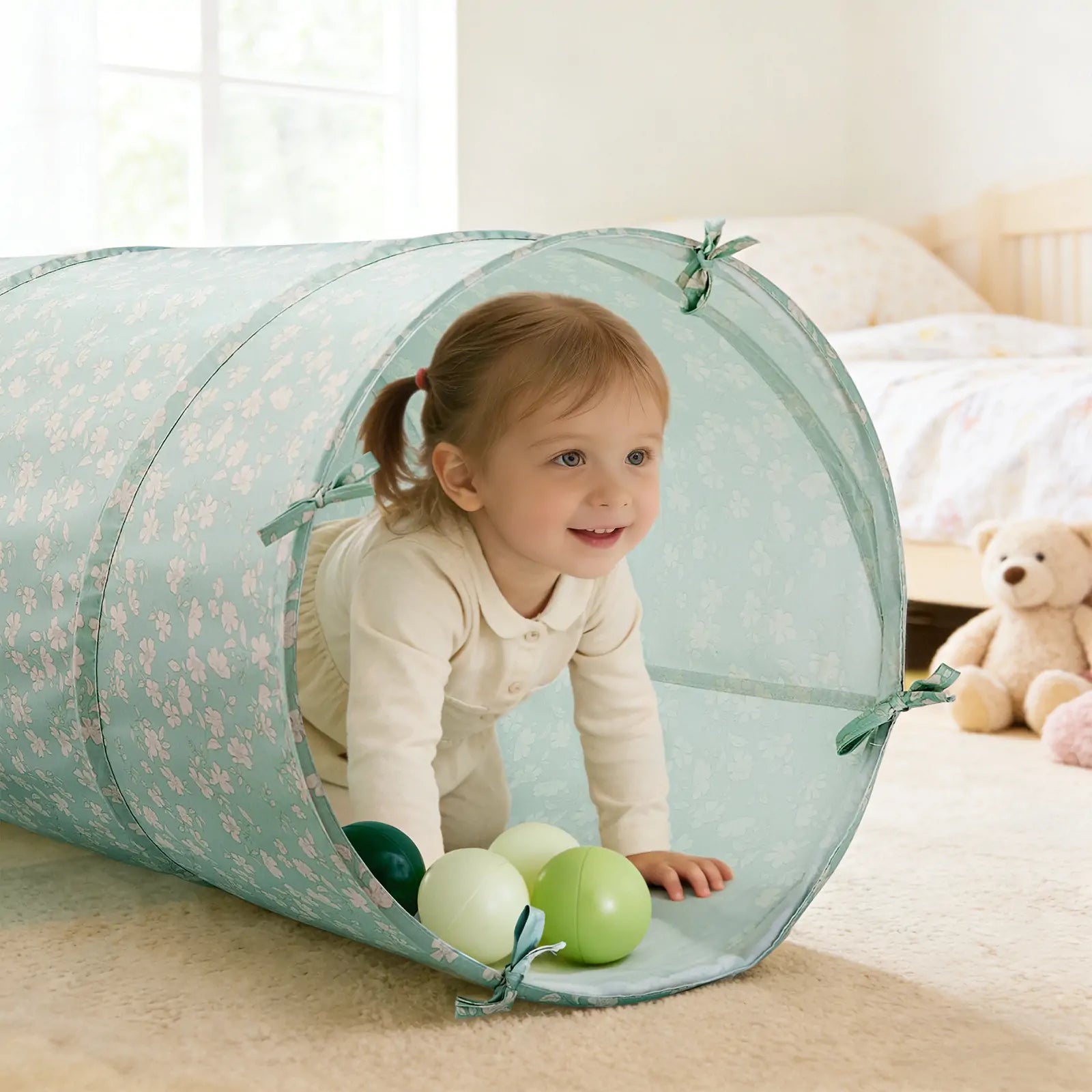 Tiny Land® Adventure Play Tunnel - Green