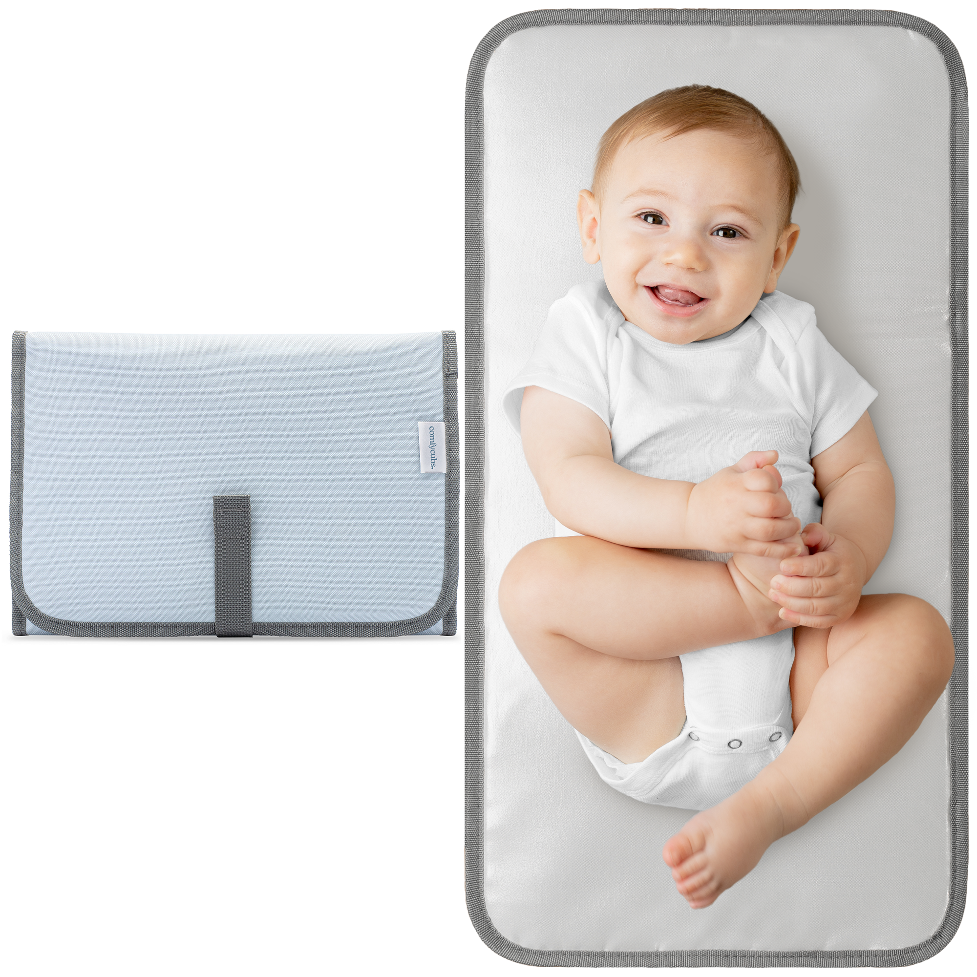 Compact Changing Pad in Sea Blue
