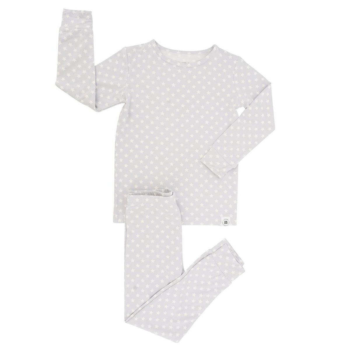 Big Kid Pajama - Stars Grey