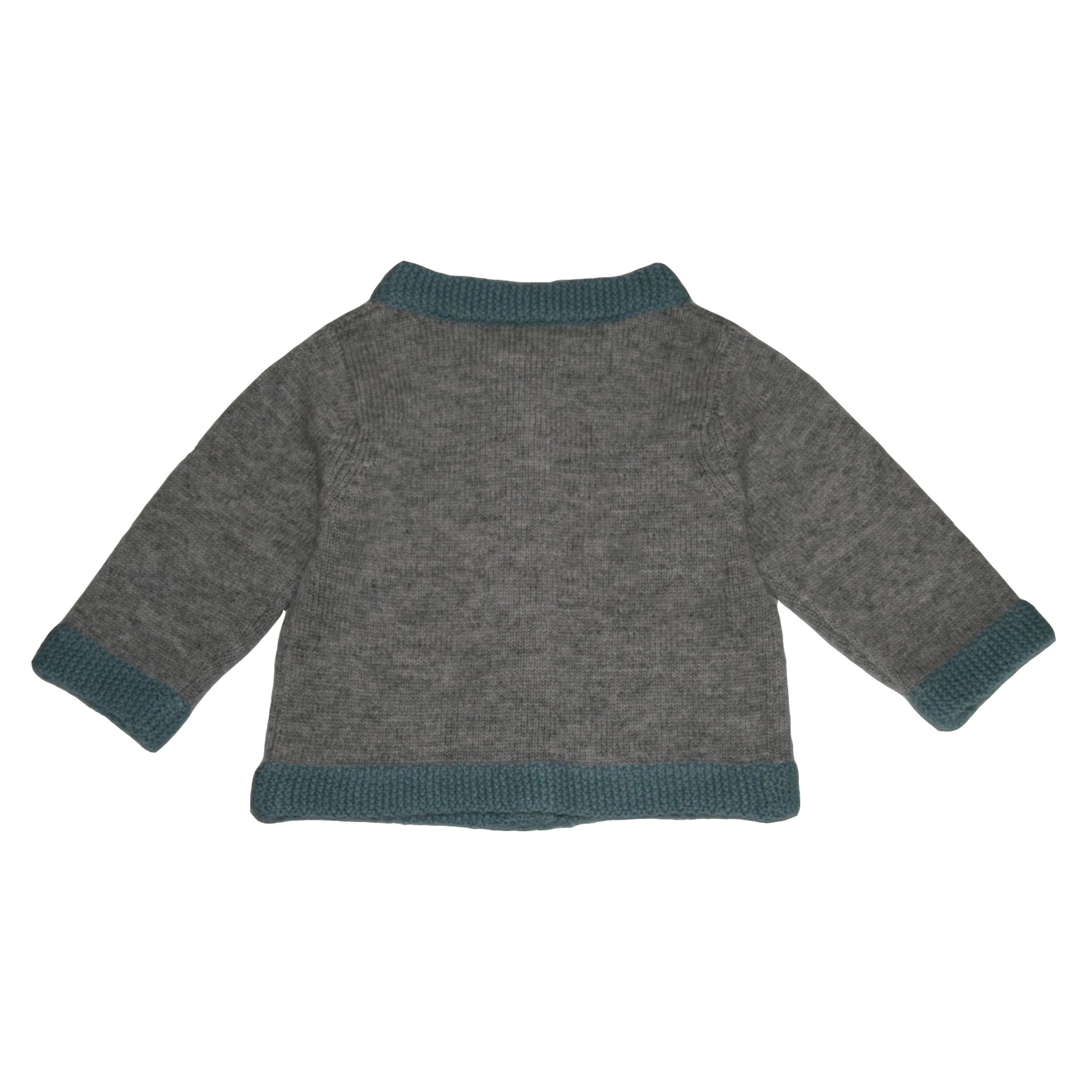 Camelia Cardigan - Grey / Blue