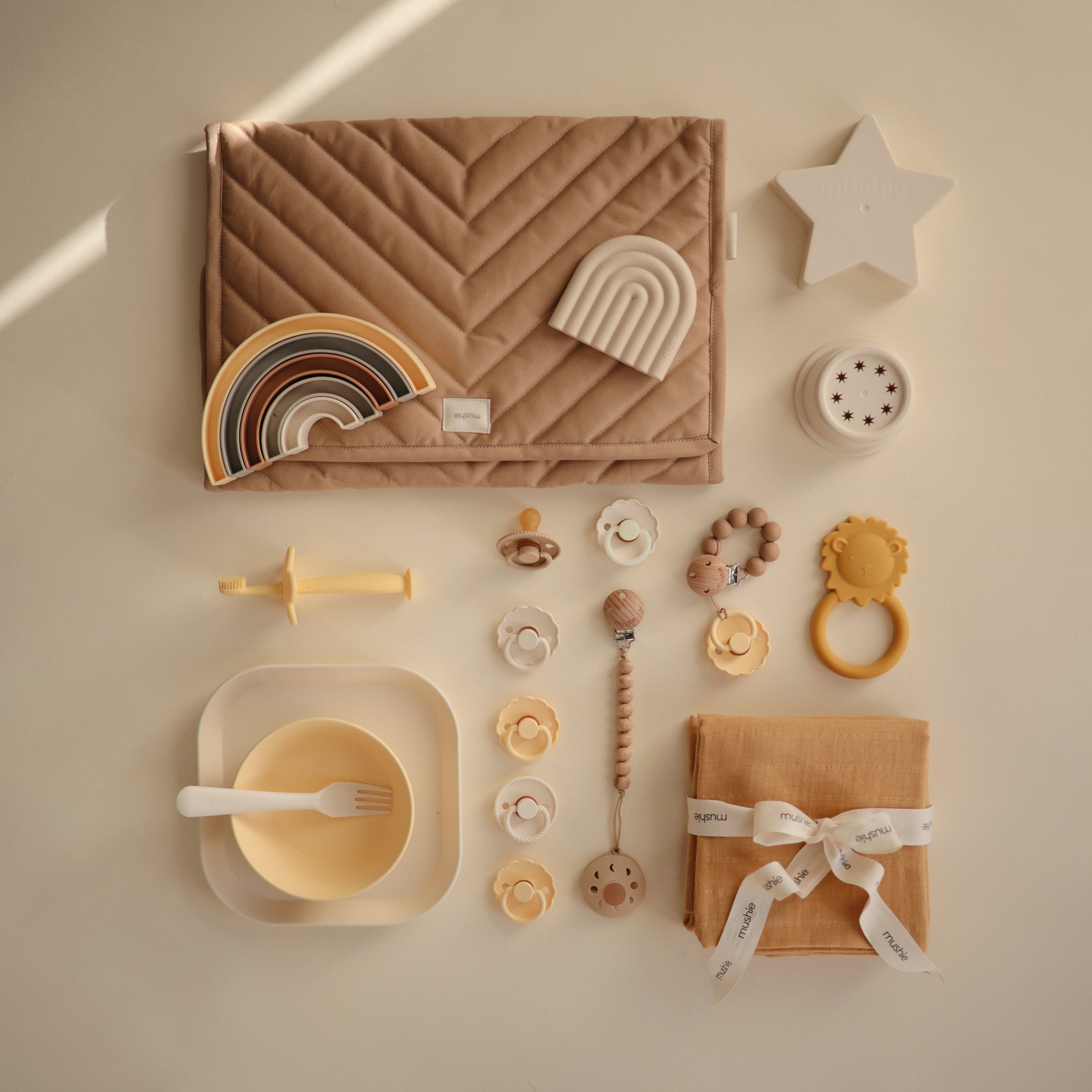 Silicone Pacifier Clip | Eva Pacifier Clip Mushie