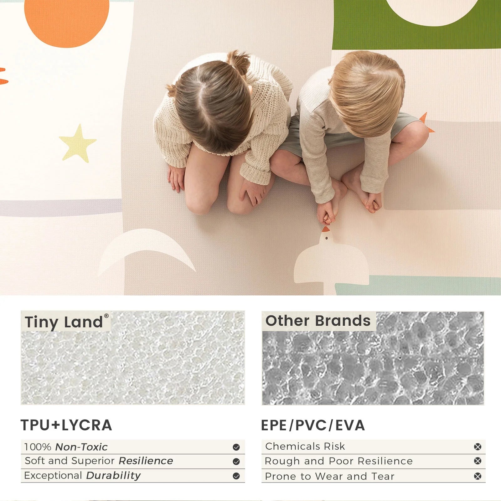 Tiny LandĀ® Baby Playmat Forest Track Wonder Play Mats Tiny Land