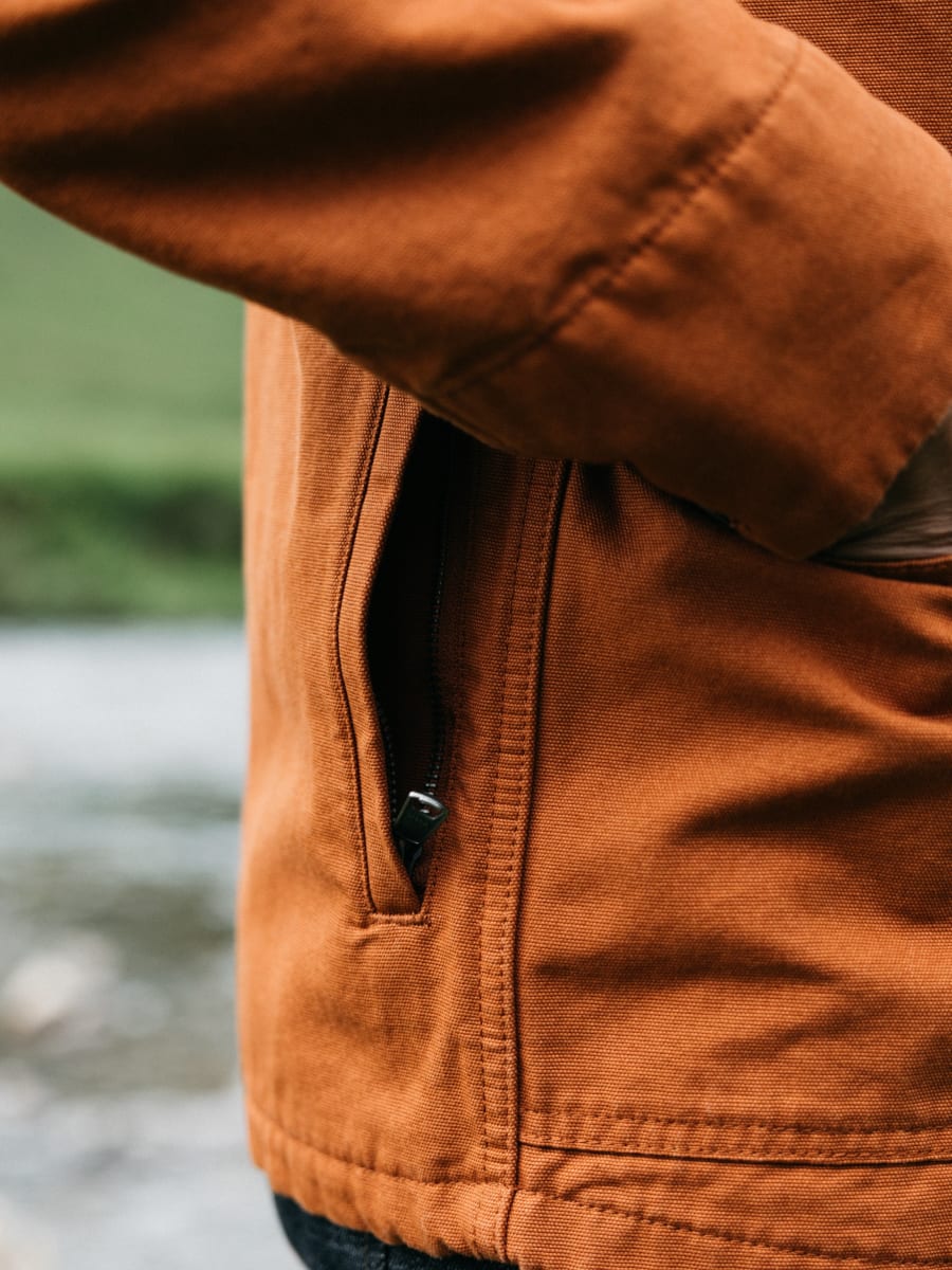 Men's Basset Flannel Lined Jacket - Sable