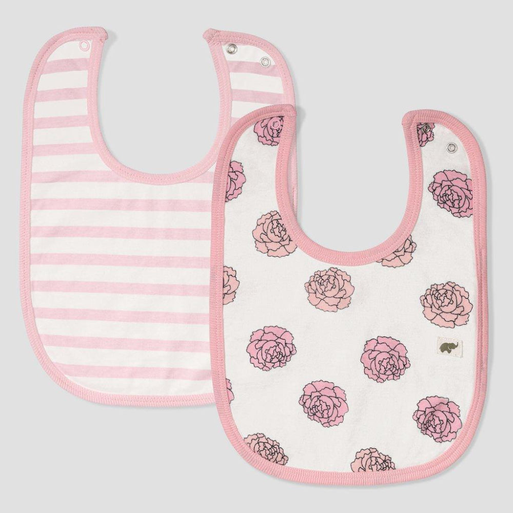 2 Pack Bib Bundle - Flower Power - FINAL SALE