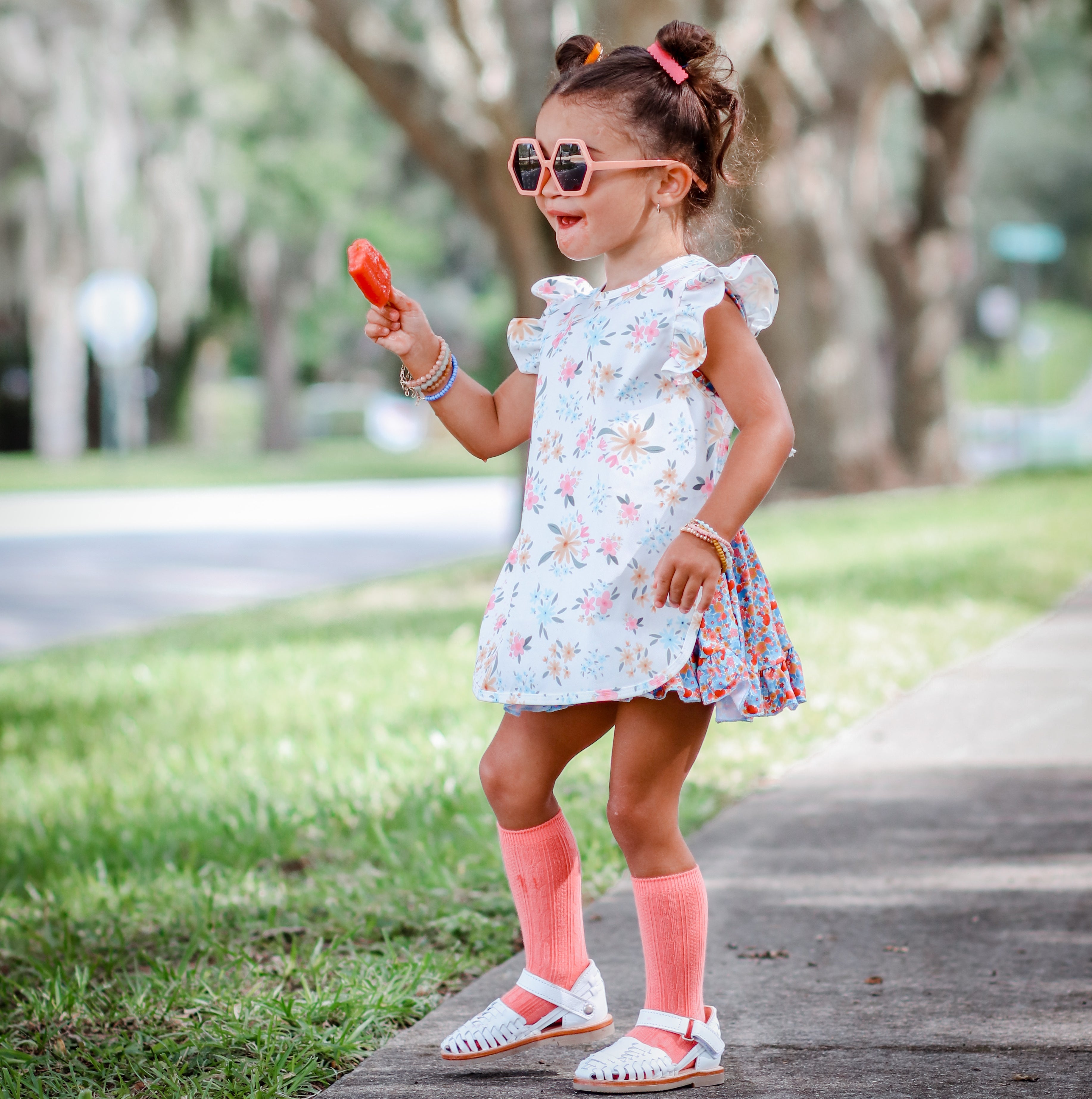 Pastel Floral Flutter Bapron BapronBaby