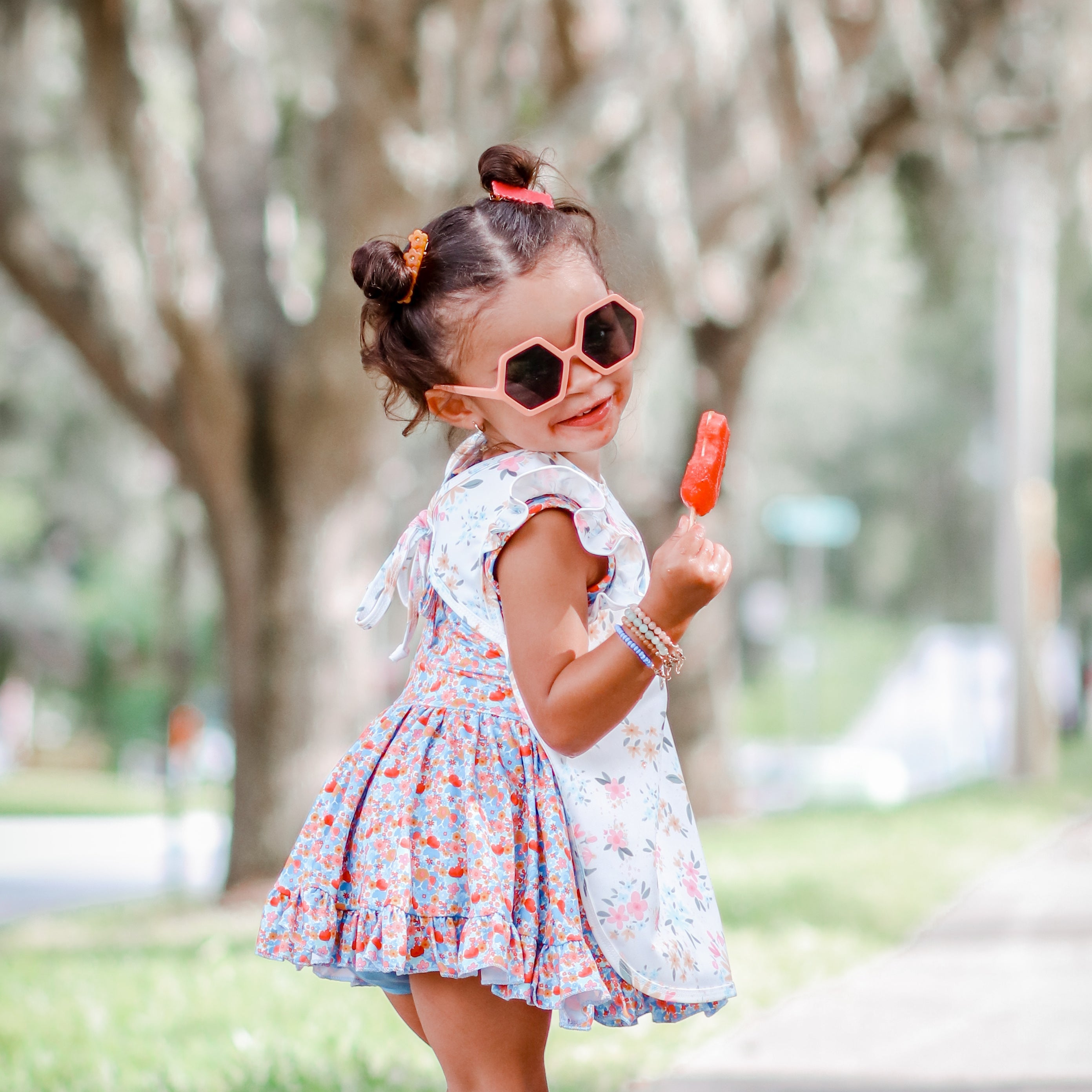 Pastel Floral Flutter Bapron BapronBaby