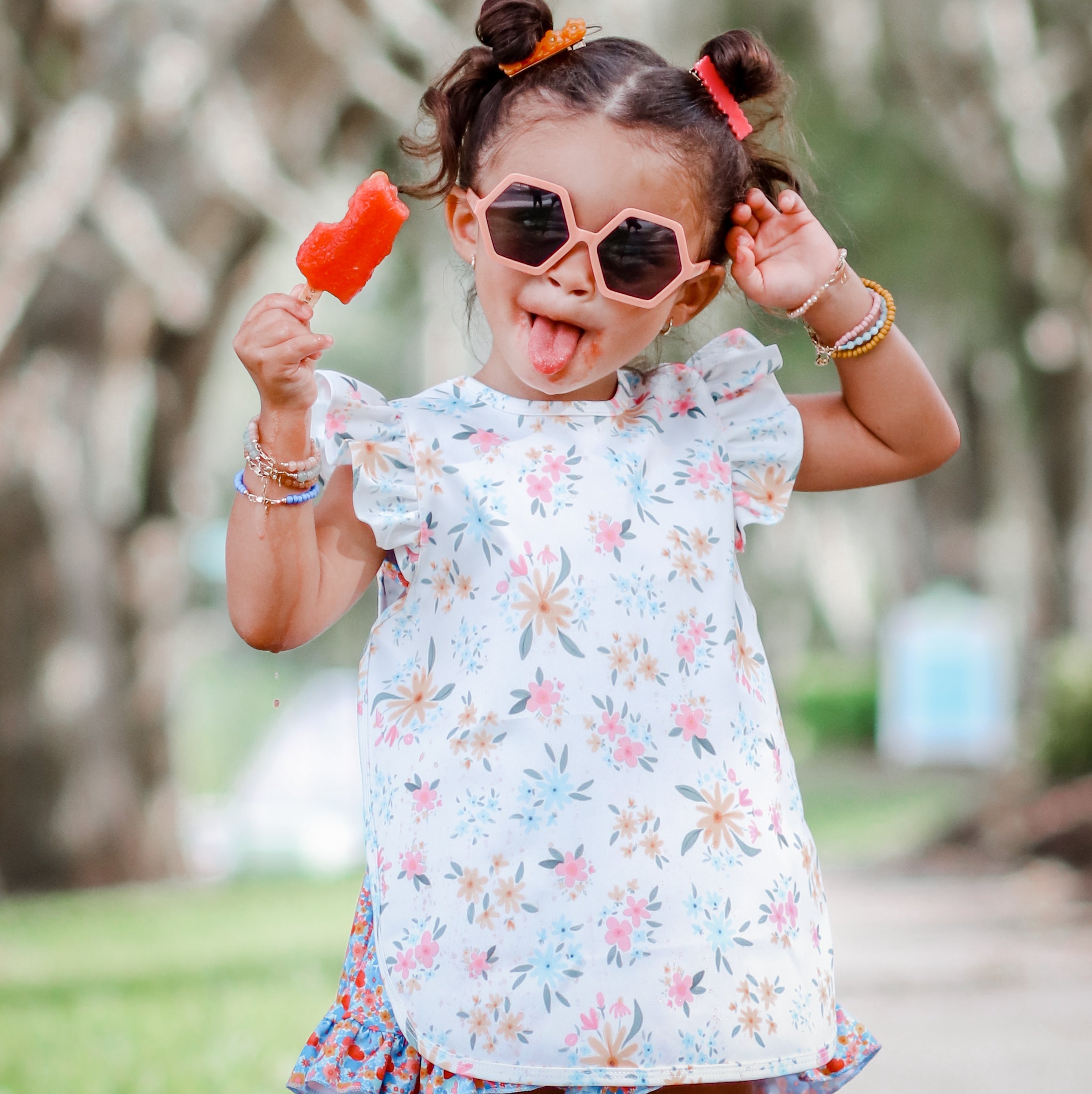 Pastel Floral Flutter Bapron BapronBaby