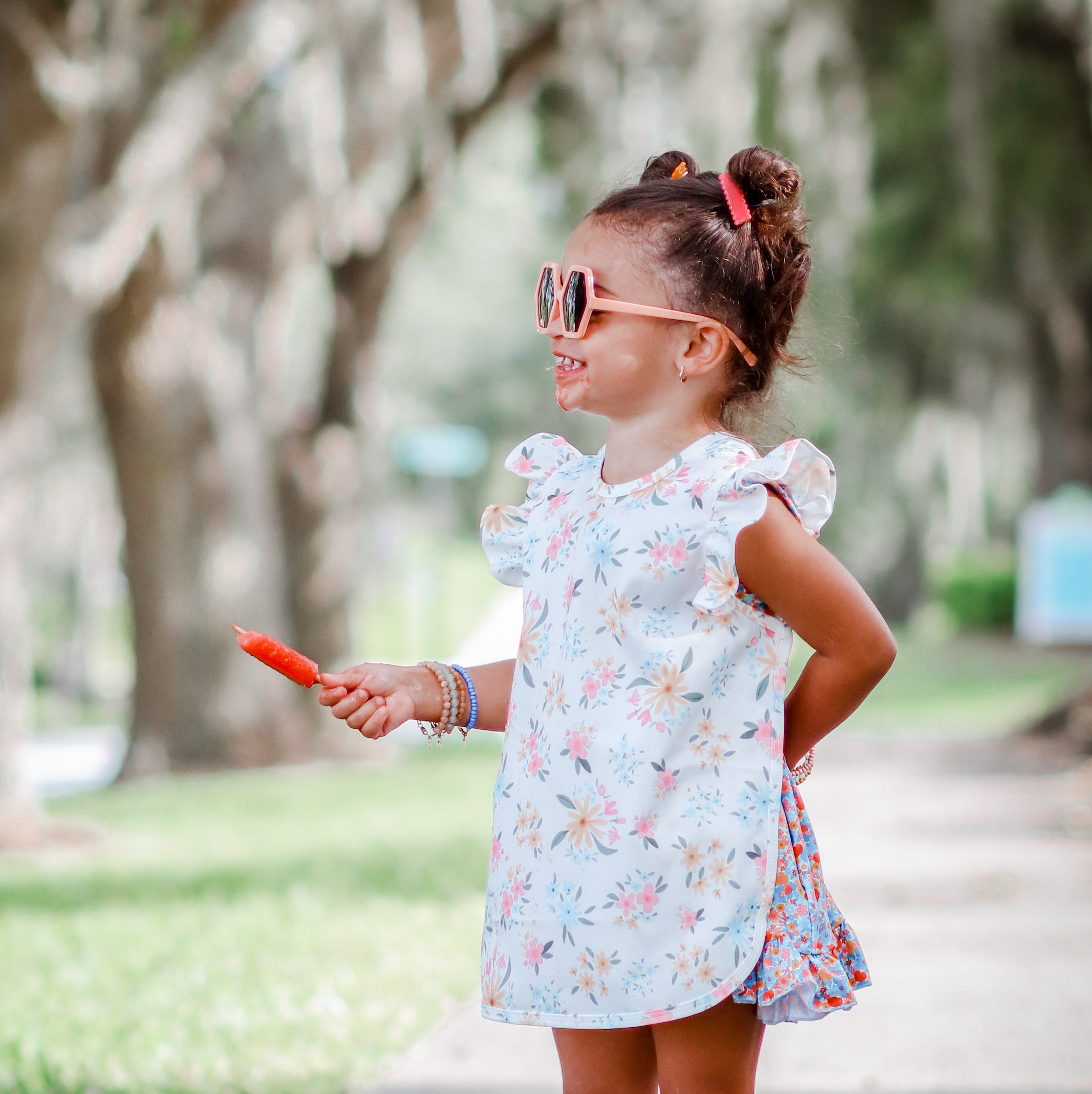 Pastel Floral Flutter Bapron BapronBaby