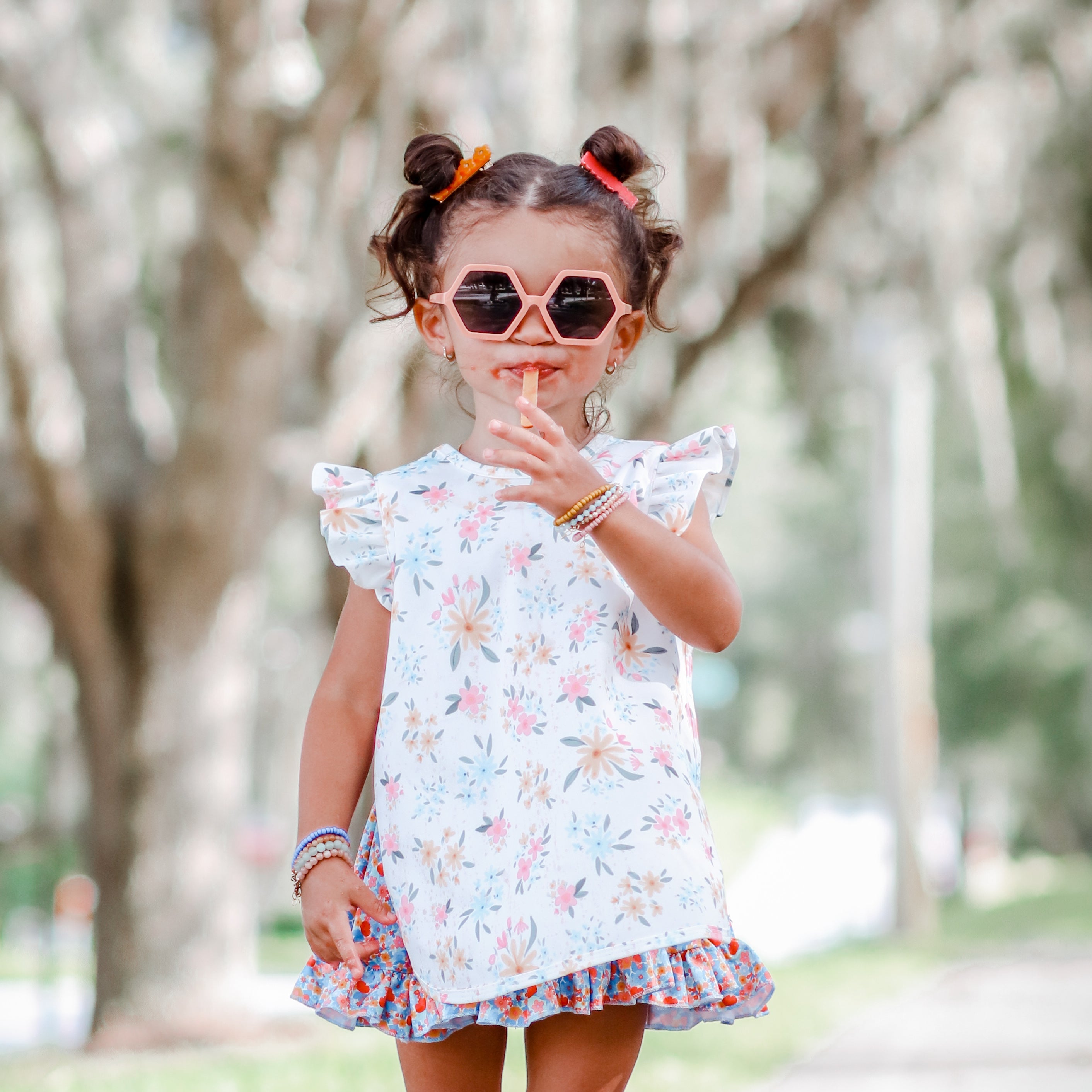 Pastel Floral Flutter Bapron BapronBaby