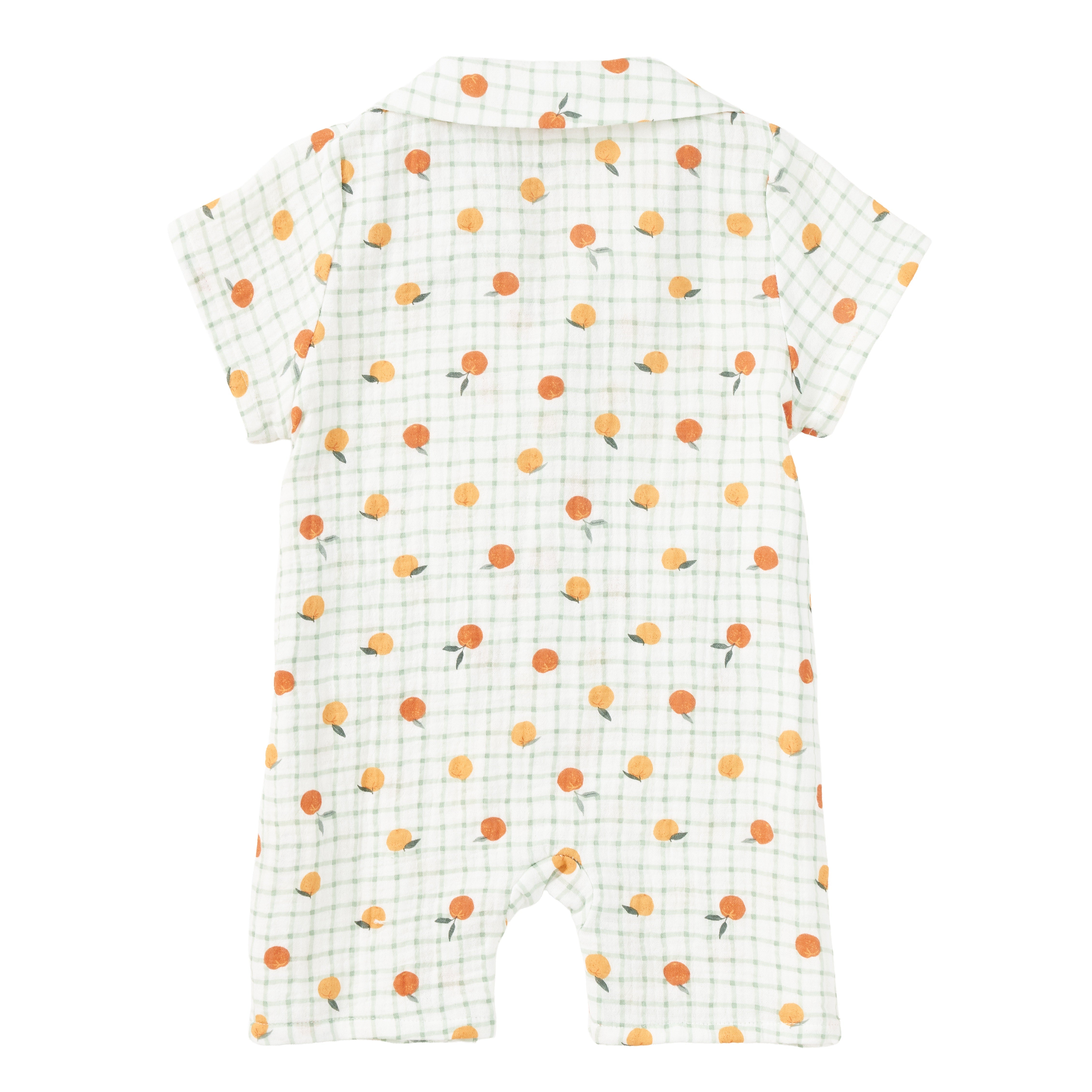 Muslin Cabana Romper - Gingham Grove