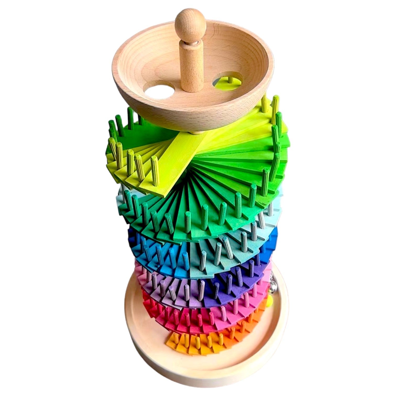 **Pre-order (Ships in 1-2 Weeks)**Rainbow Musical Ball Run Assembly Set
