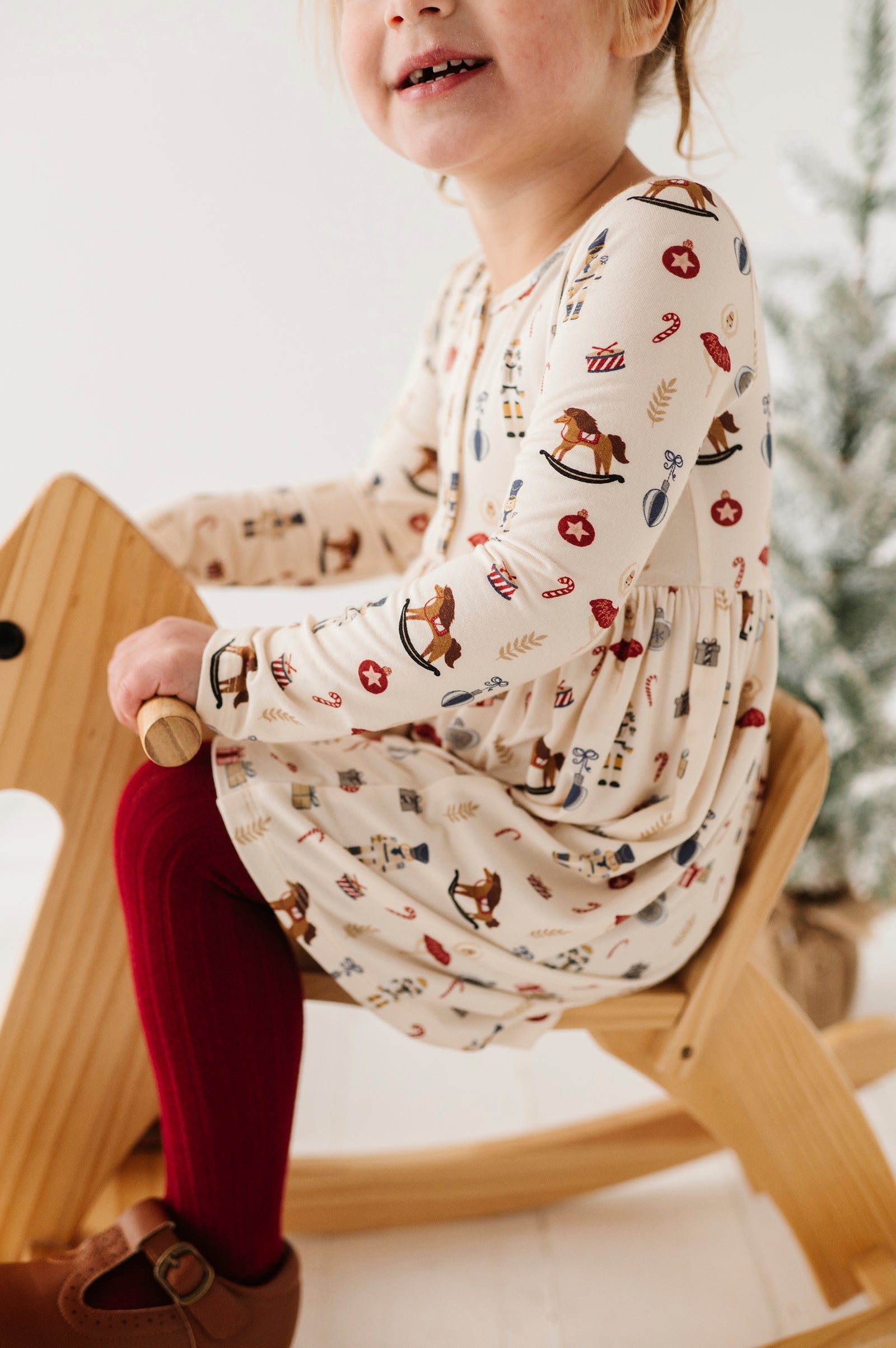 Long Sleeve Henley Dress