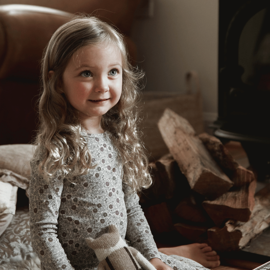 The Printed Long Sleeve Tee -  Isla