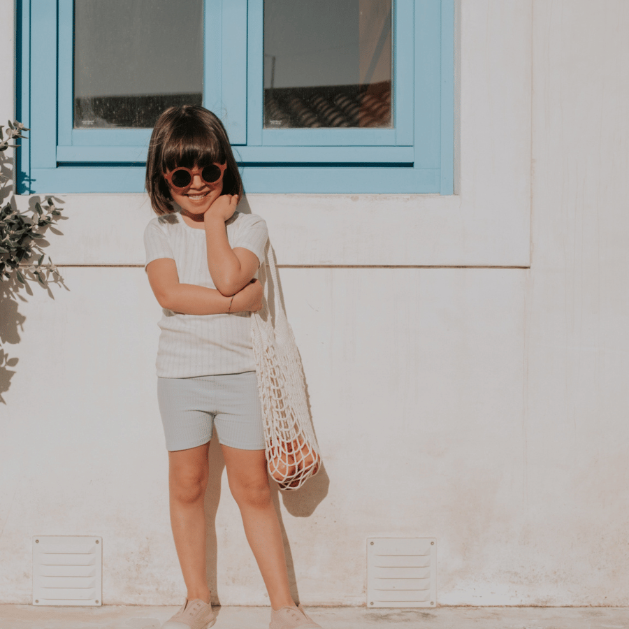 The Short -  Blue Short Lovely Littles