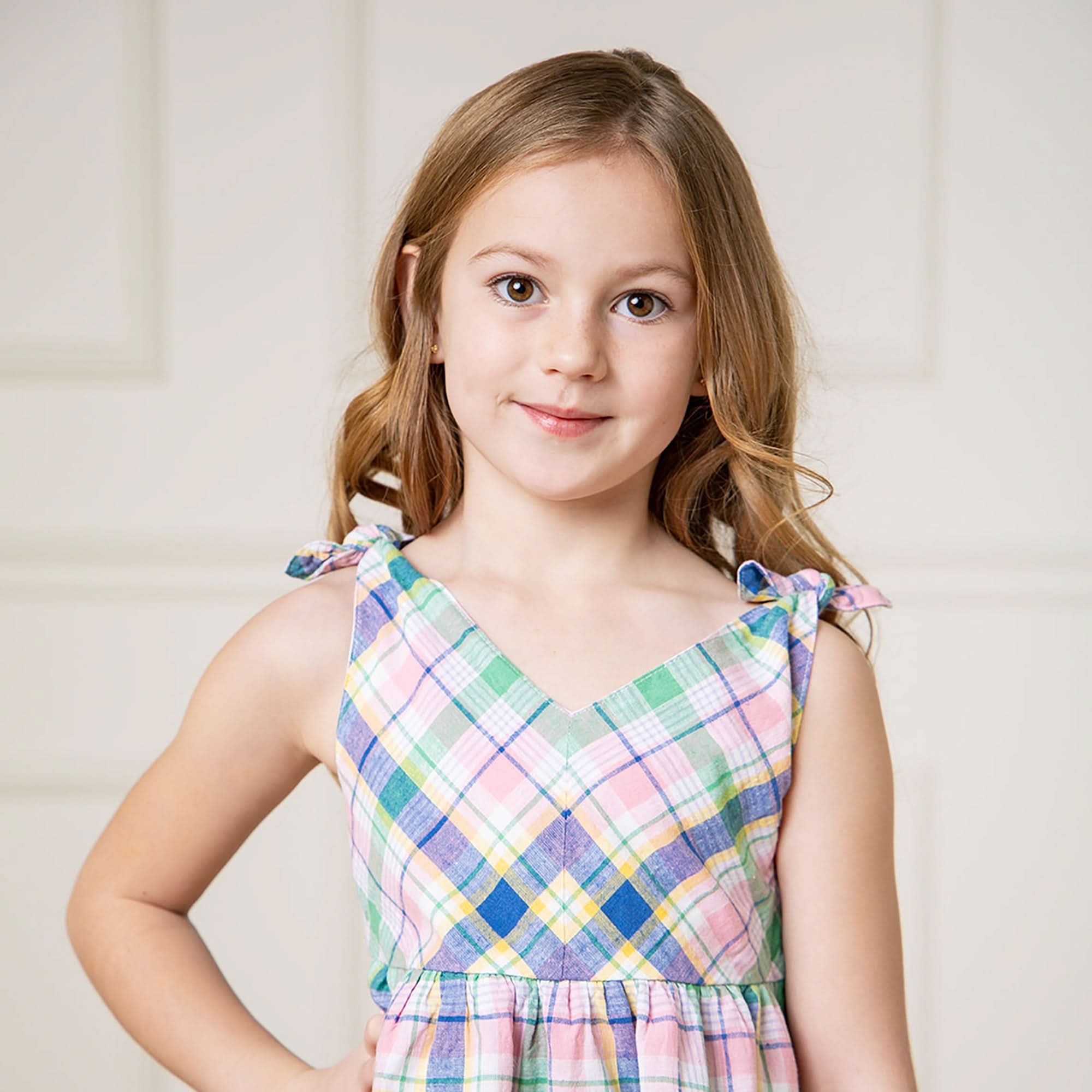 Bow Shoulder Swing Dress