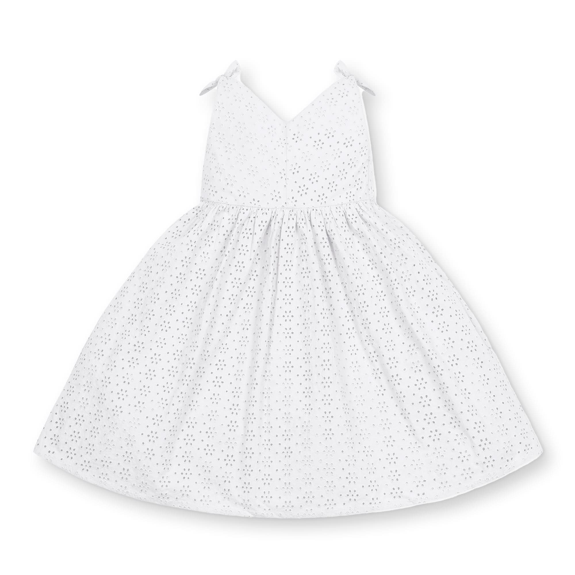 Bow Shoulder Organic Swing Dress - Baby
