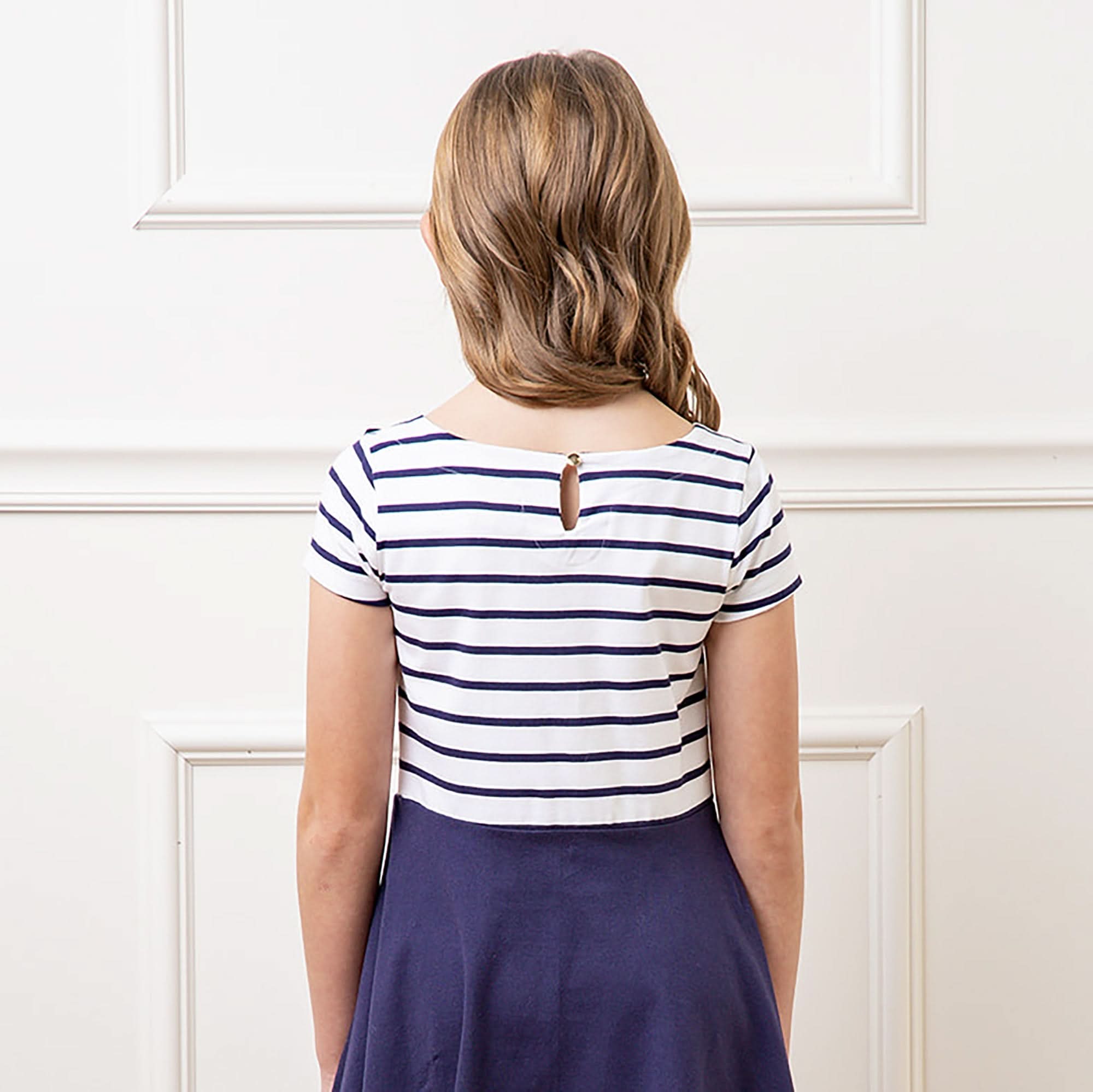 Short Sleeve Organic Knit Skater Dress