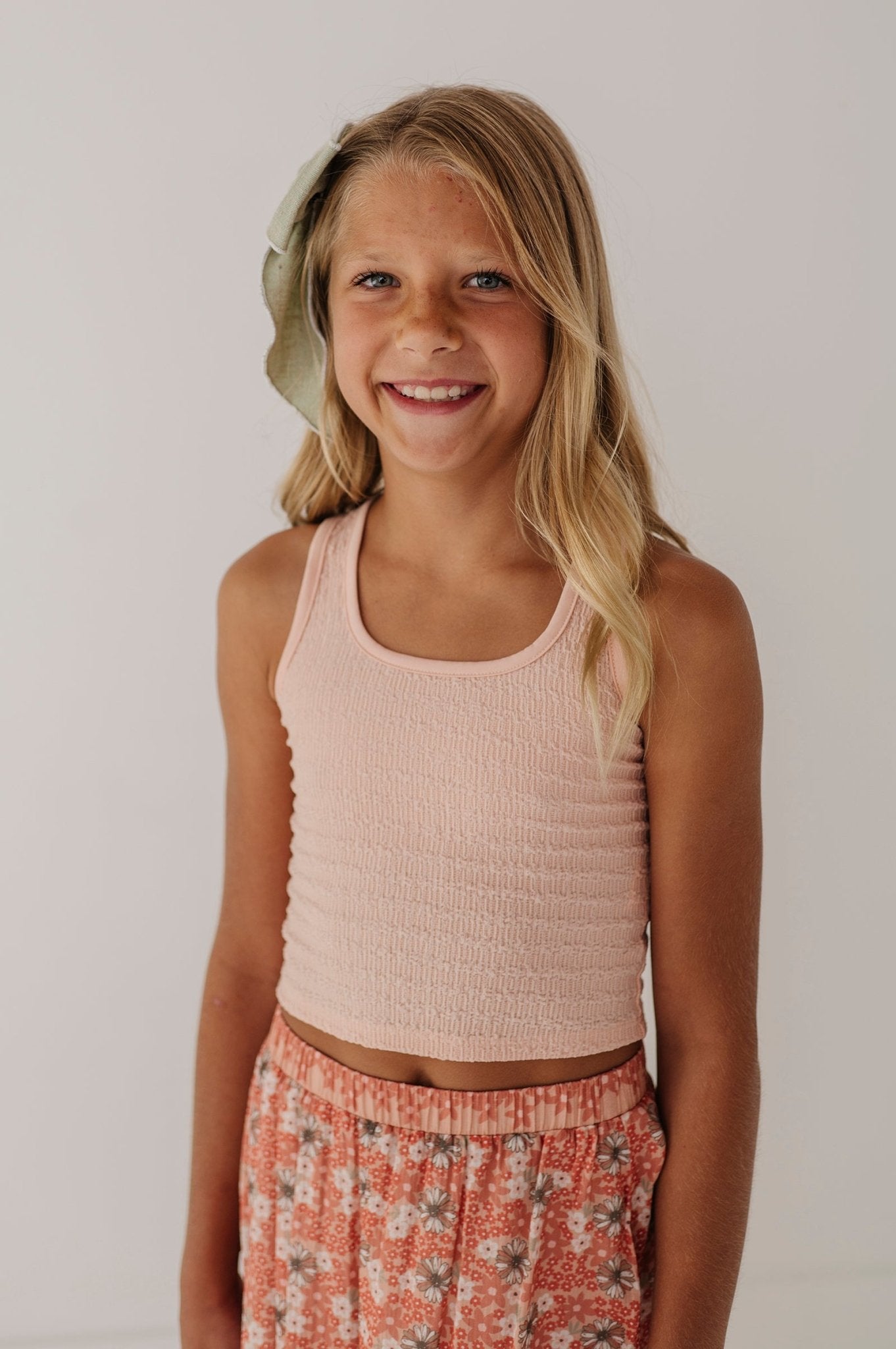 Textured Square Neck Tank