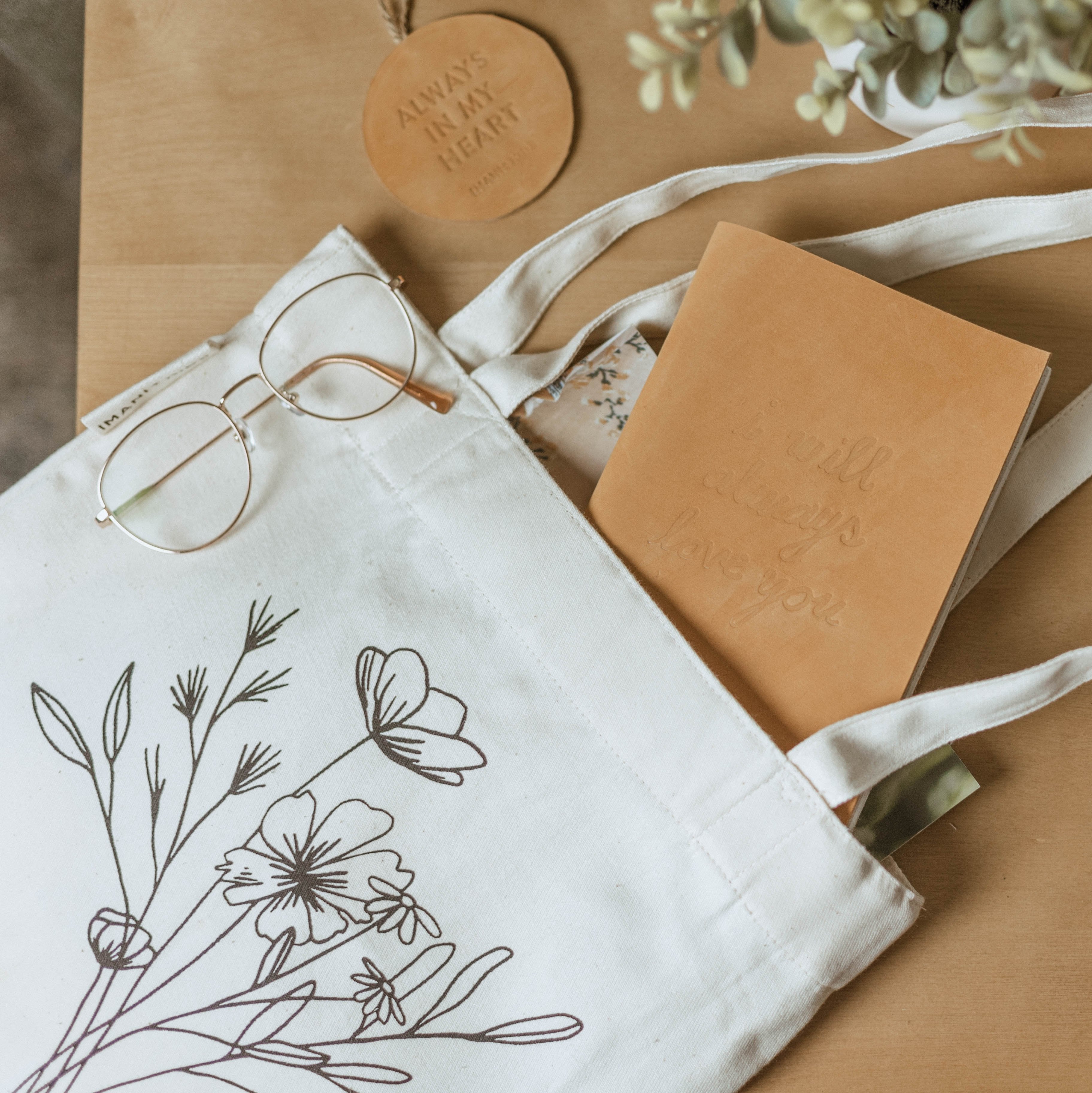 floral tote