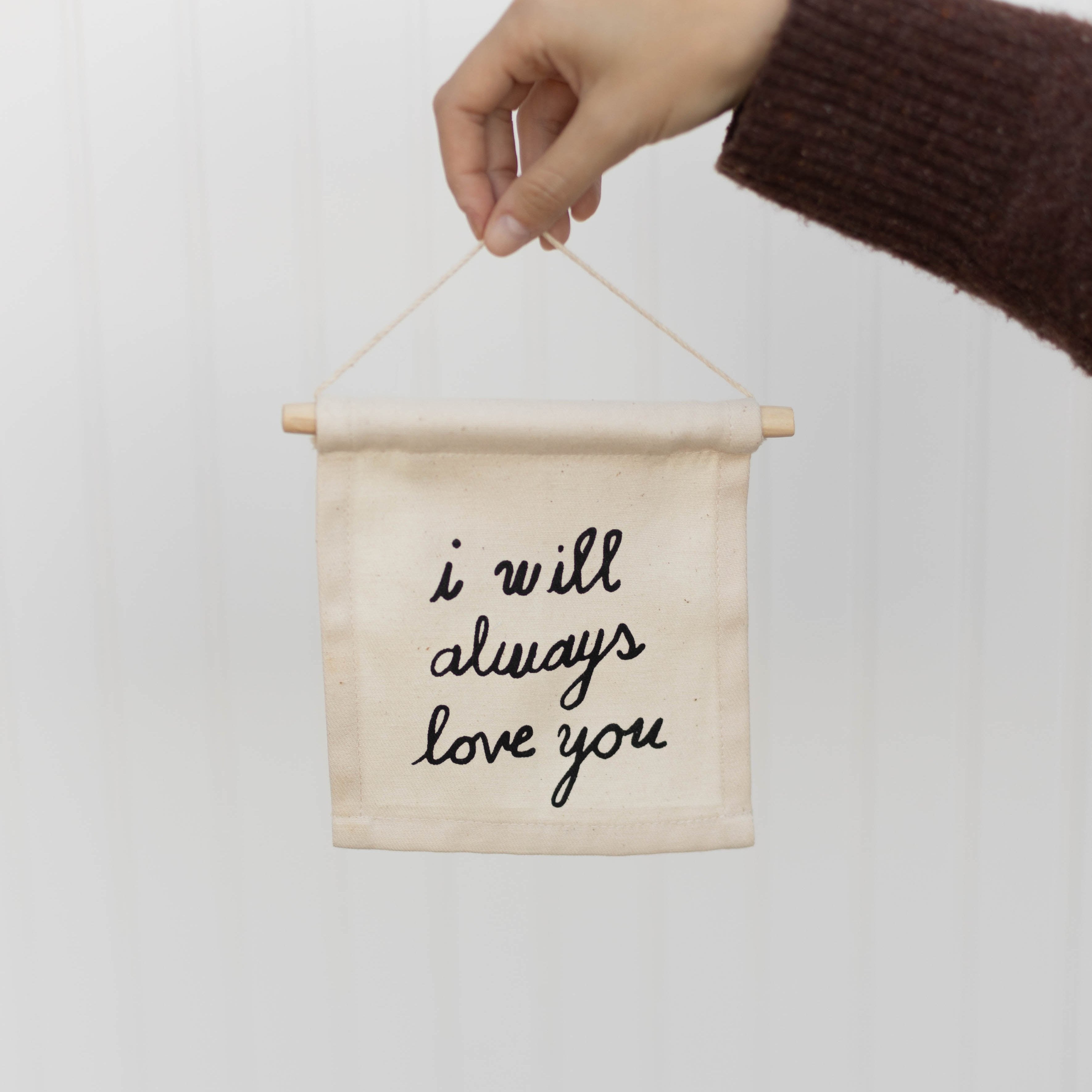 I will always love you hang sign