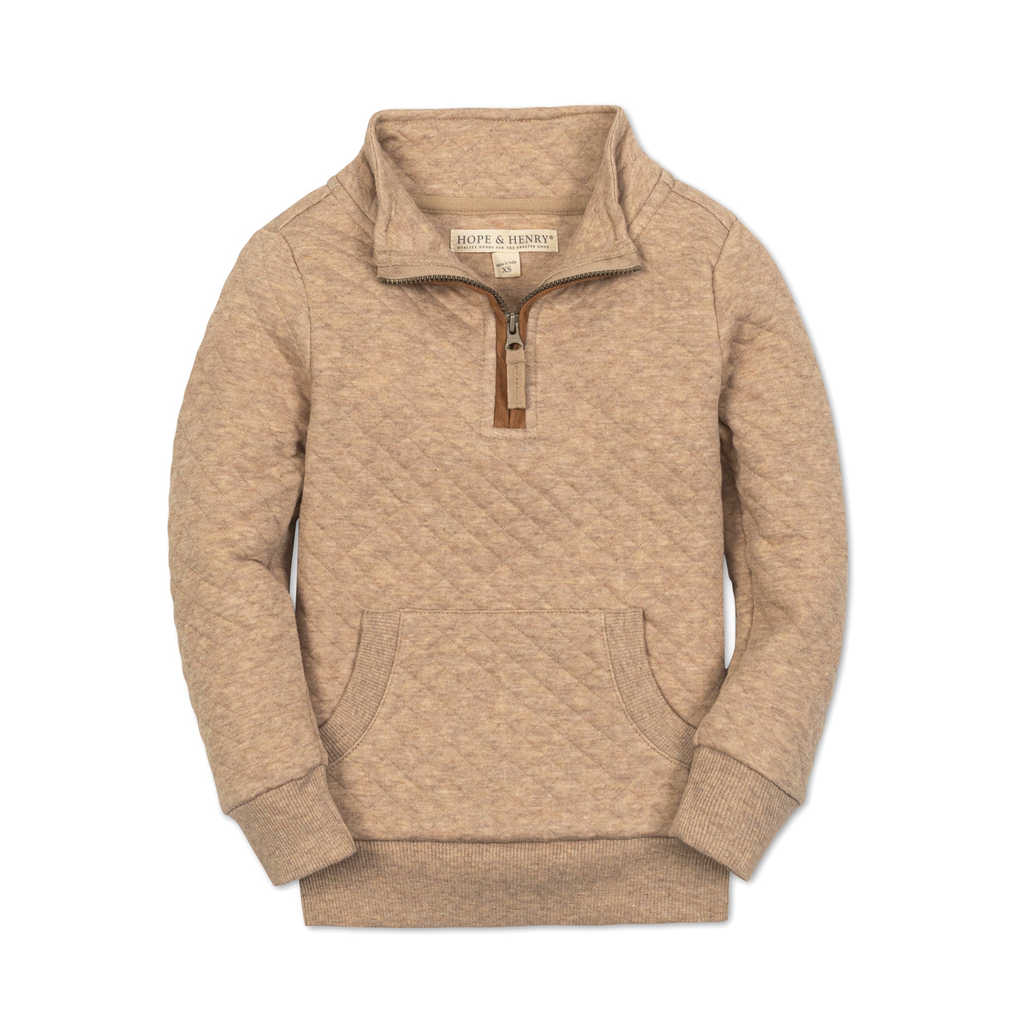Quilted Kanga Half Zip