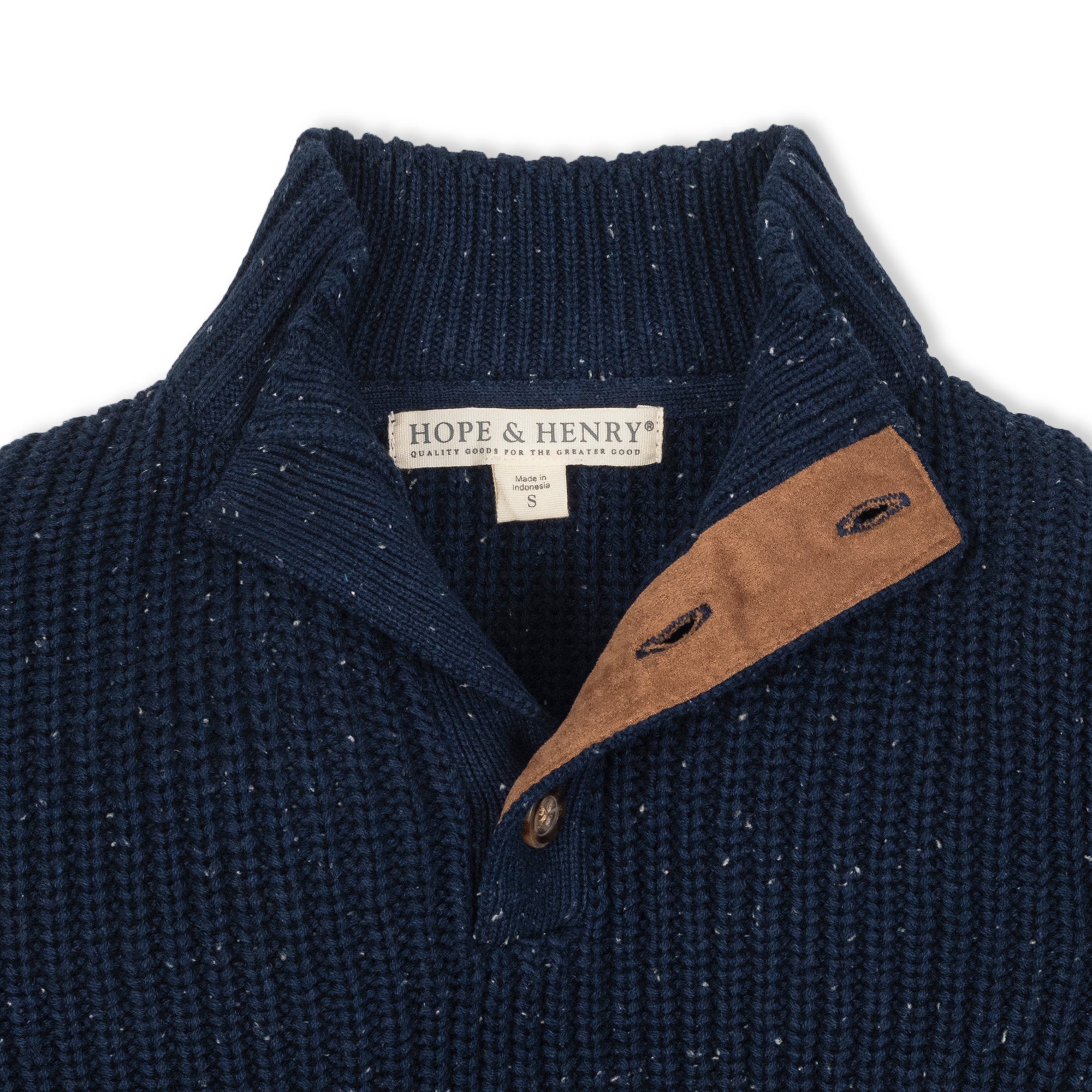 Organic Mock Neck Sweater
