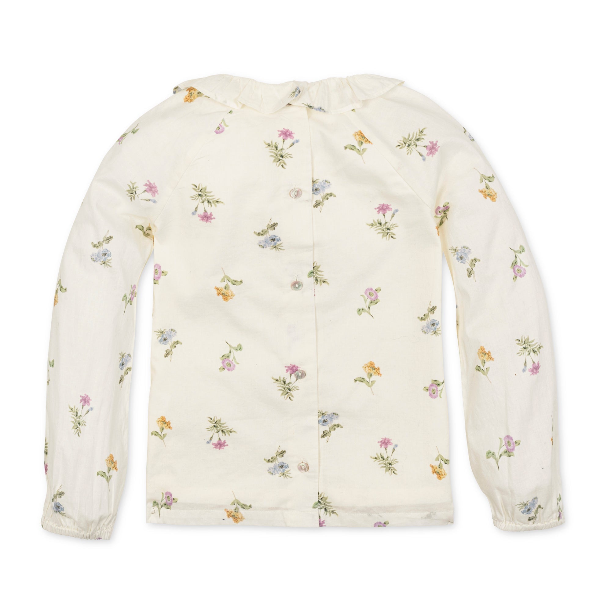 Organic Ruffle Collar Top