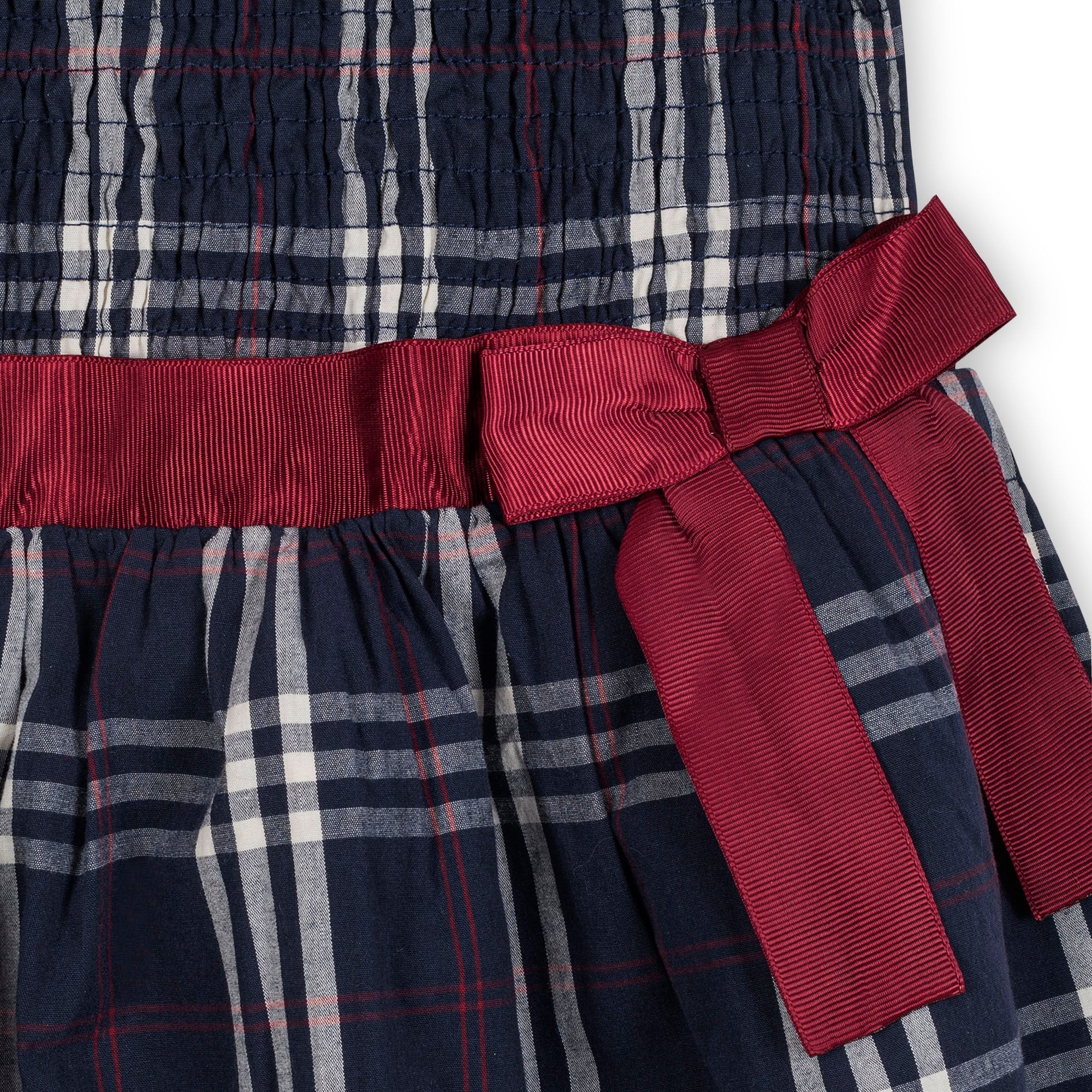 Organic Smocked Poplin Dress