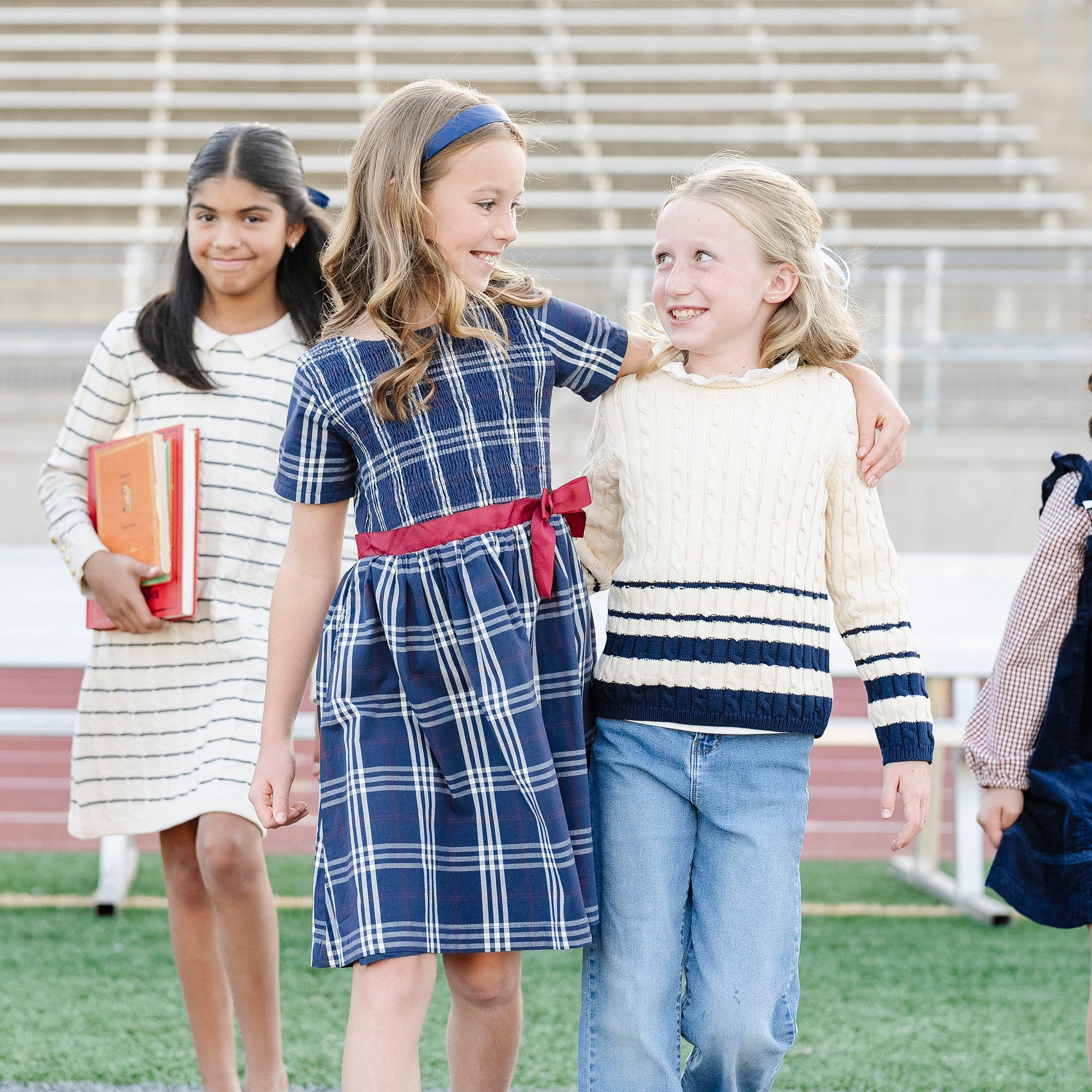 Organic Smocked Poplin Dress