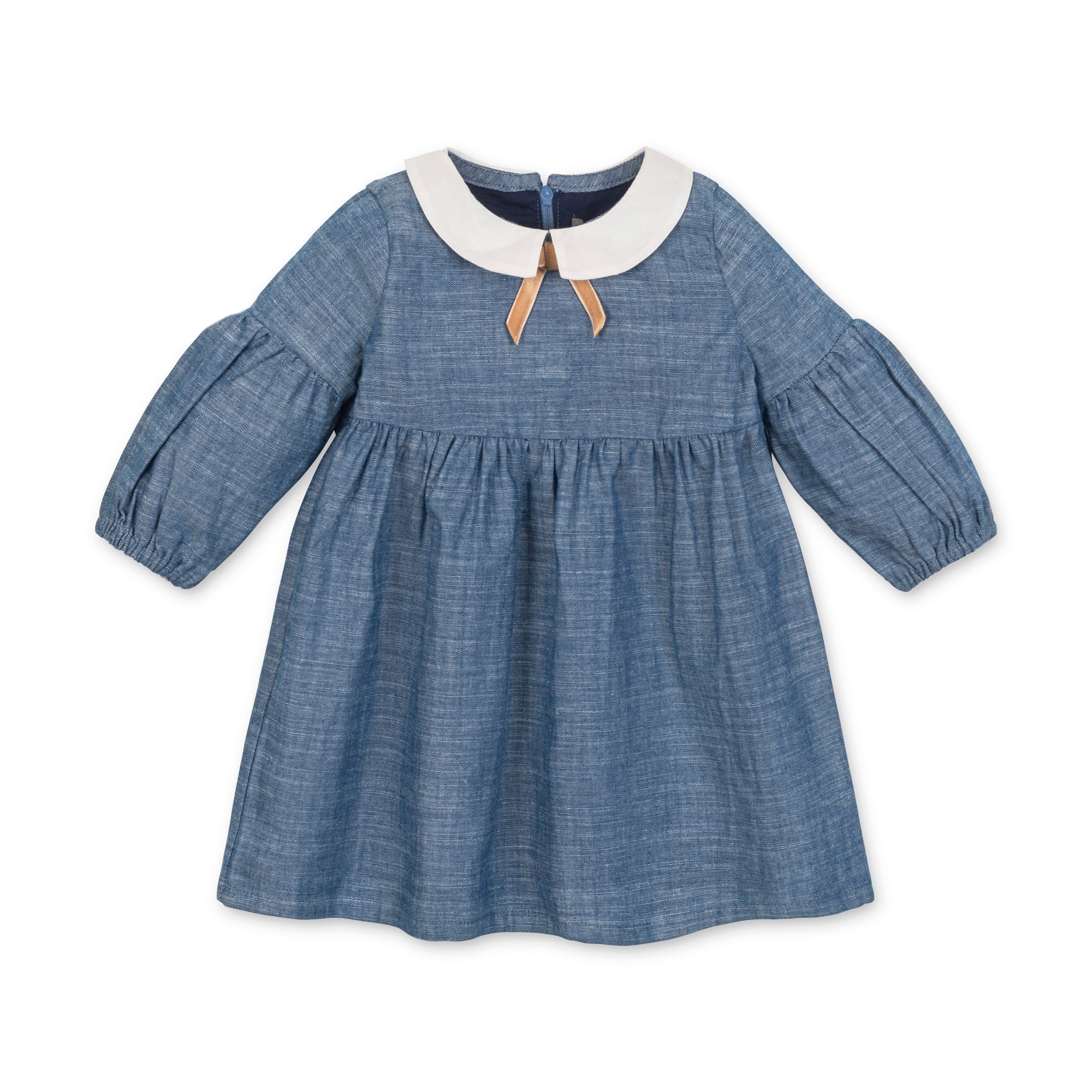 Organic Chambray Empire Dress