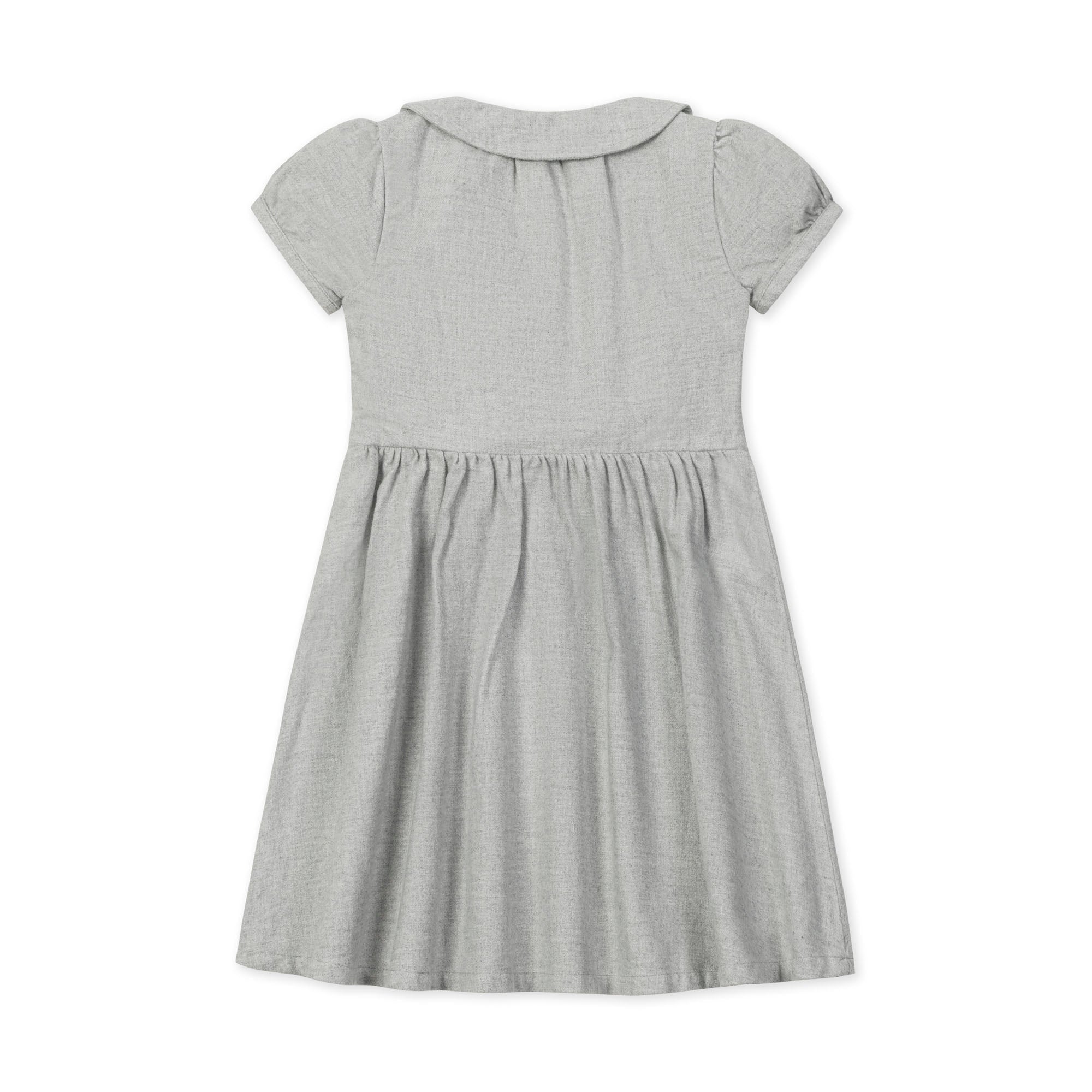 Organic Double Breasted Flannel Dress