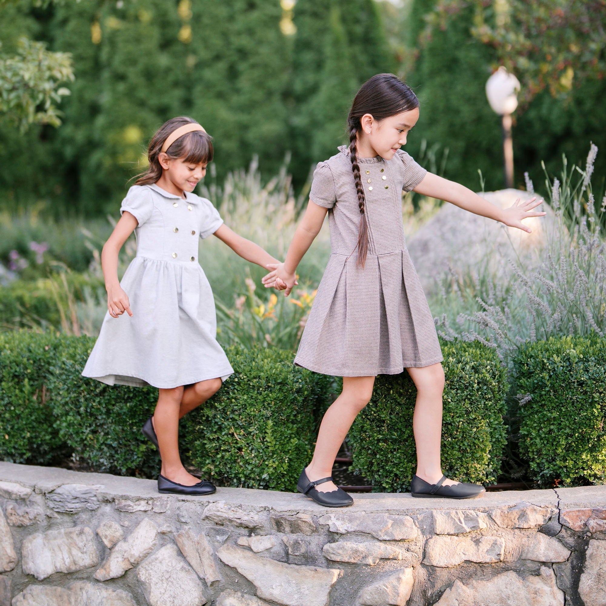 Organic Double Breasted Flannel Dress